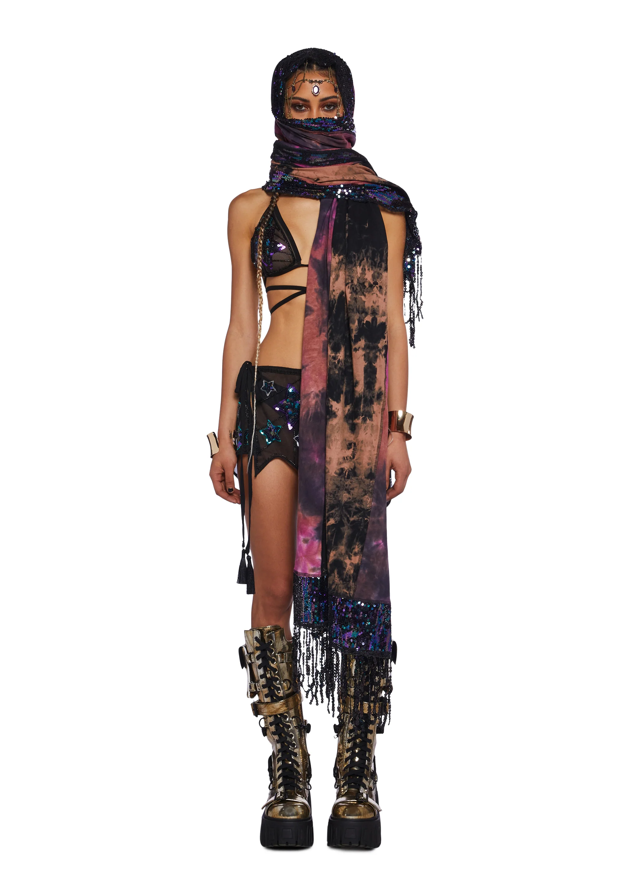 Clear Curiosity Scarf - Multi - Image 2