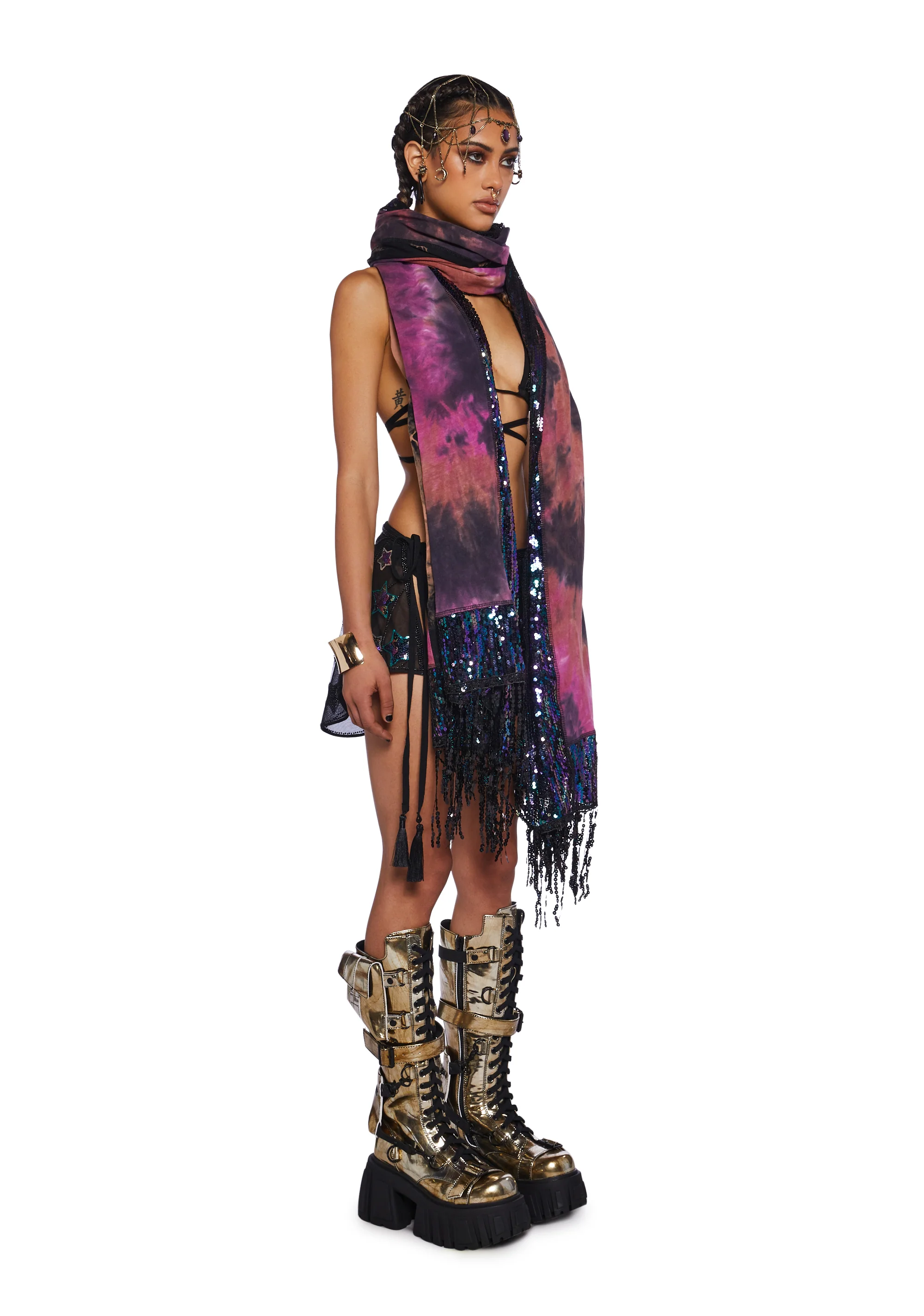 Clear Curiosity Scarf - Multi - Image 3