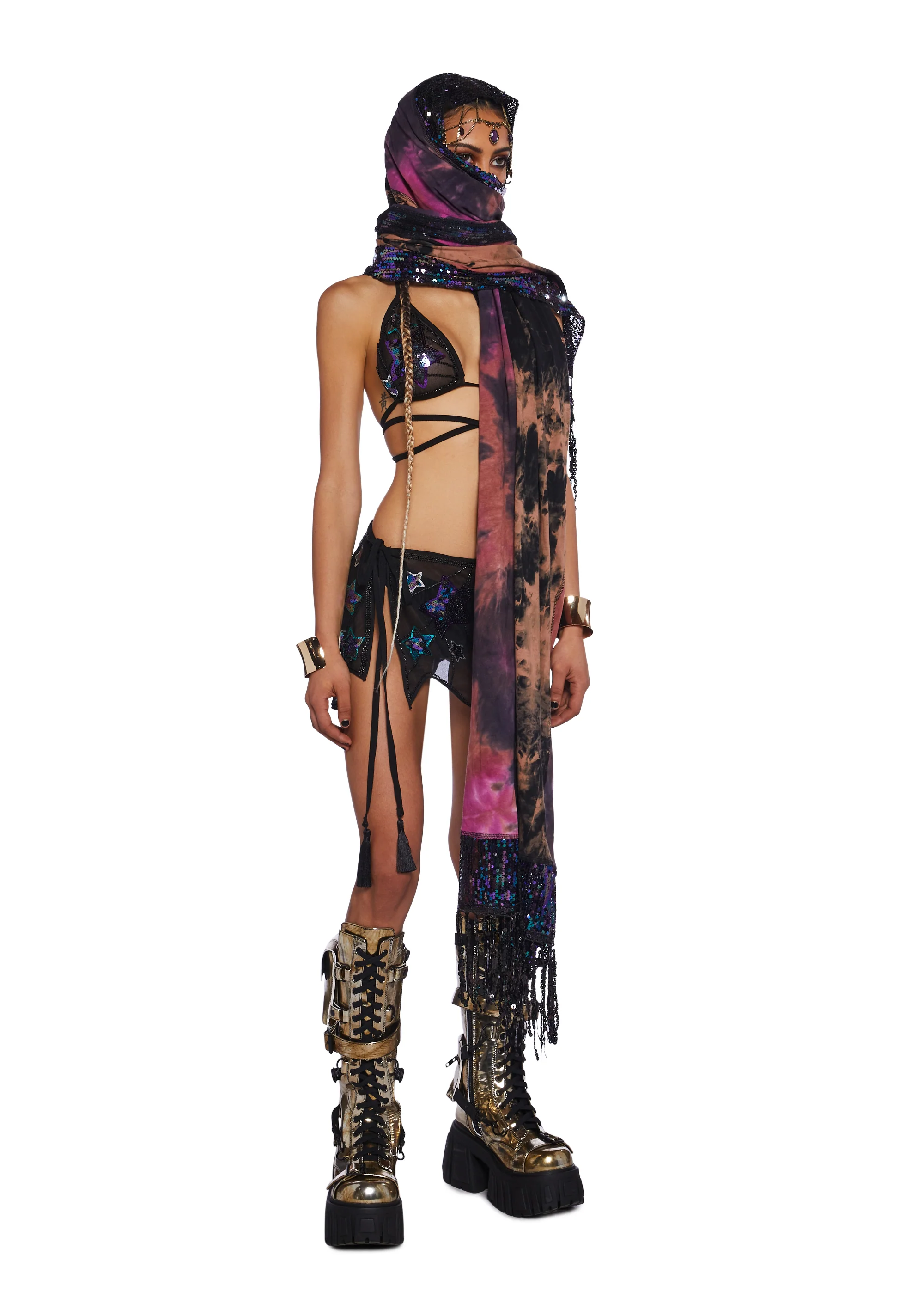 Clear Curiosity Scarf - Multi - Image 5