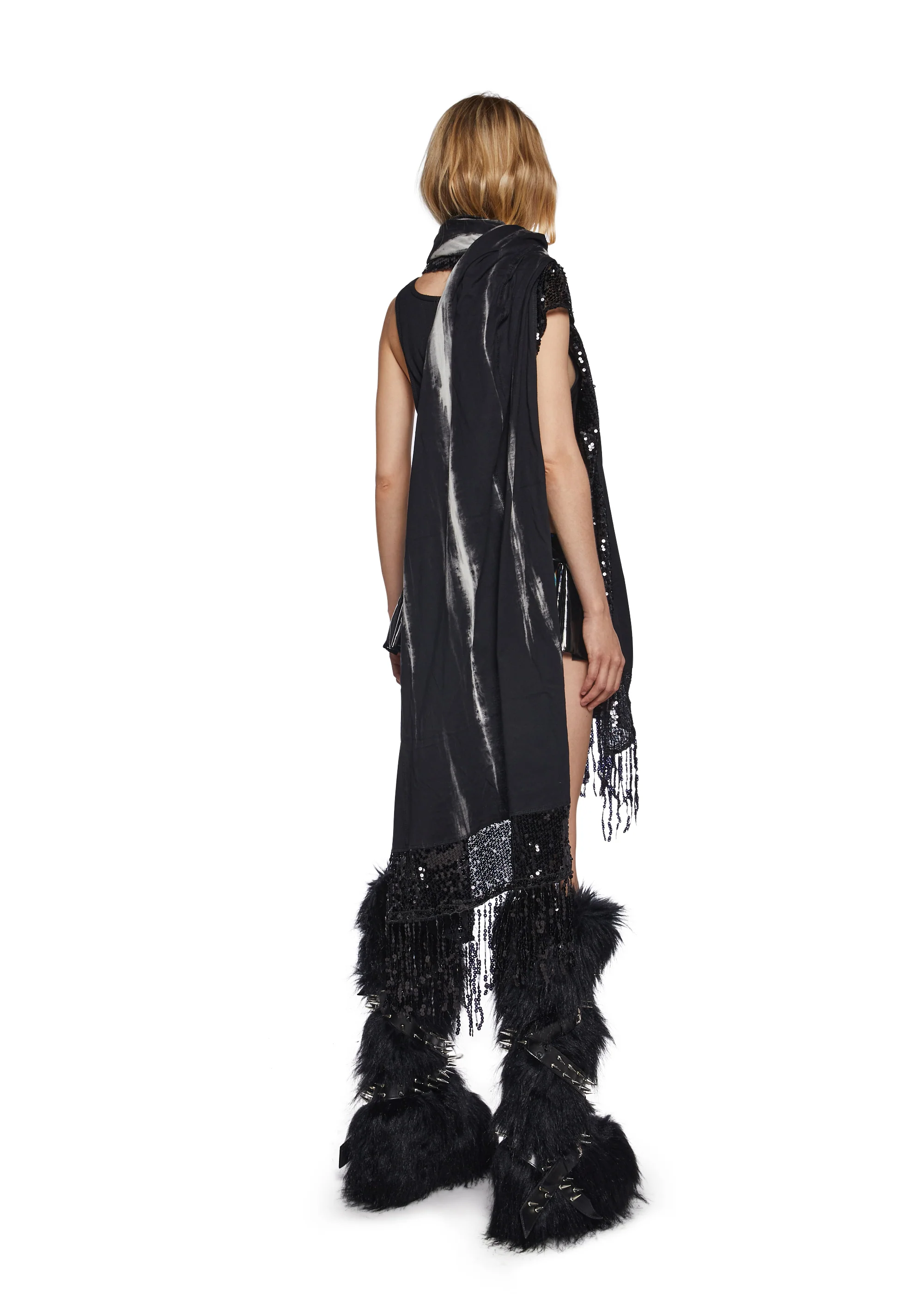 Clear Curiosity Scarf - Black - Image 3
