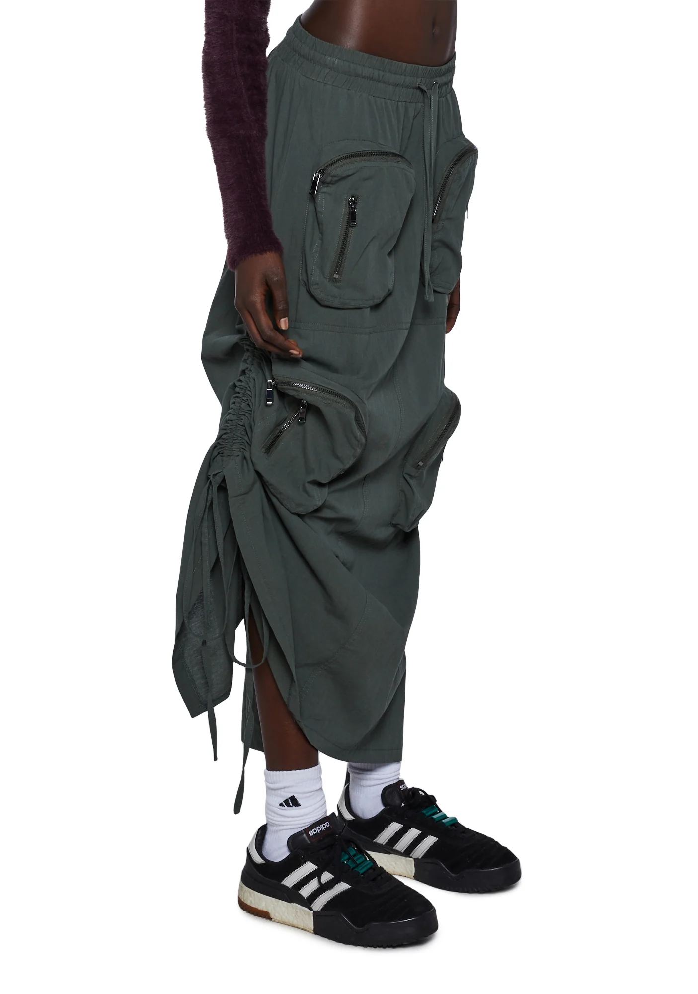 Climb The Ranks Cargo Skirt - Image 3