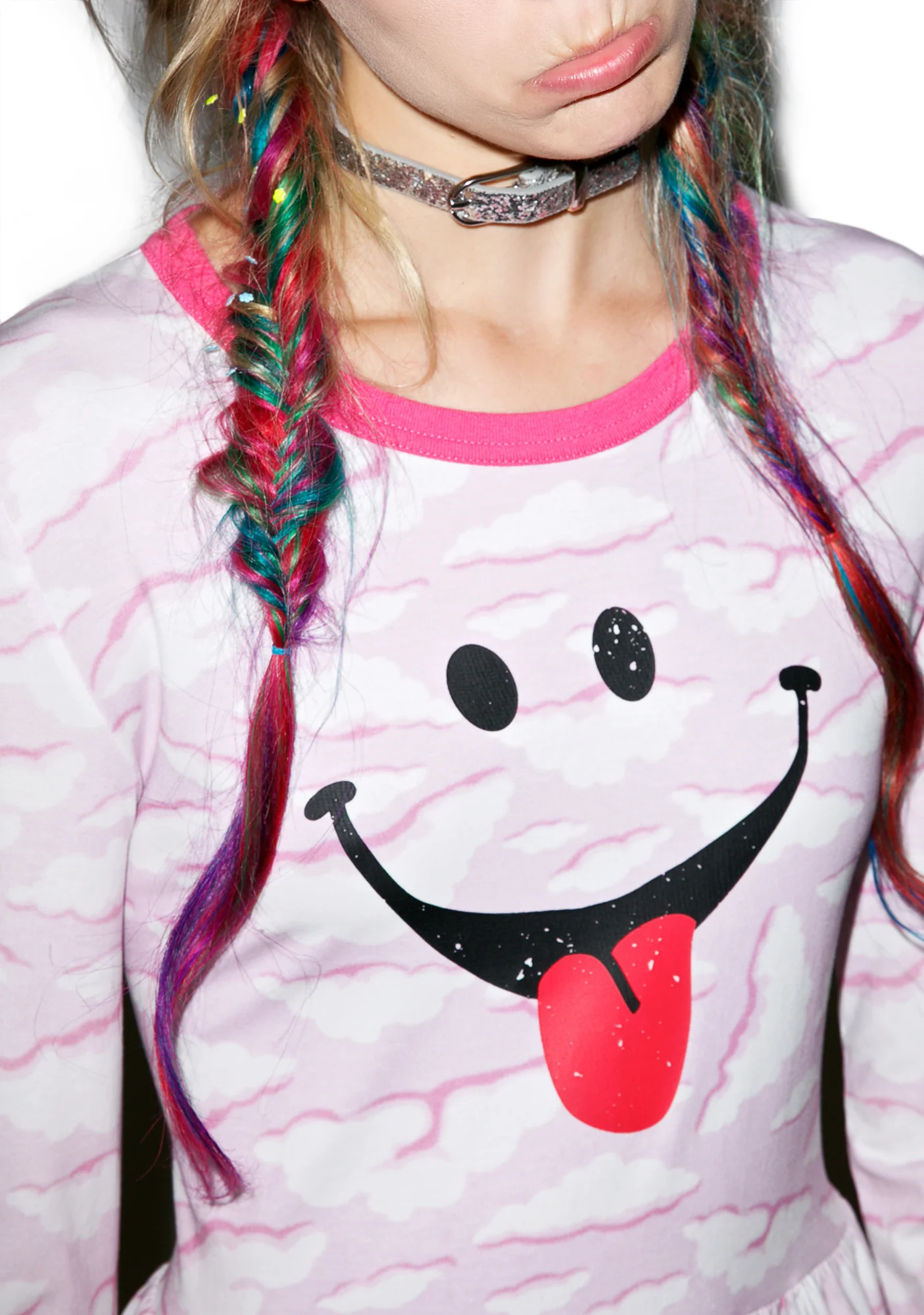 Cloud Face Skater Dress - Image 5