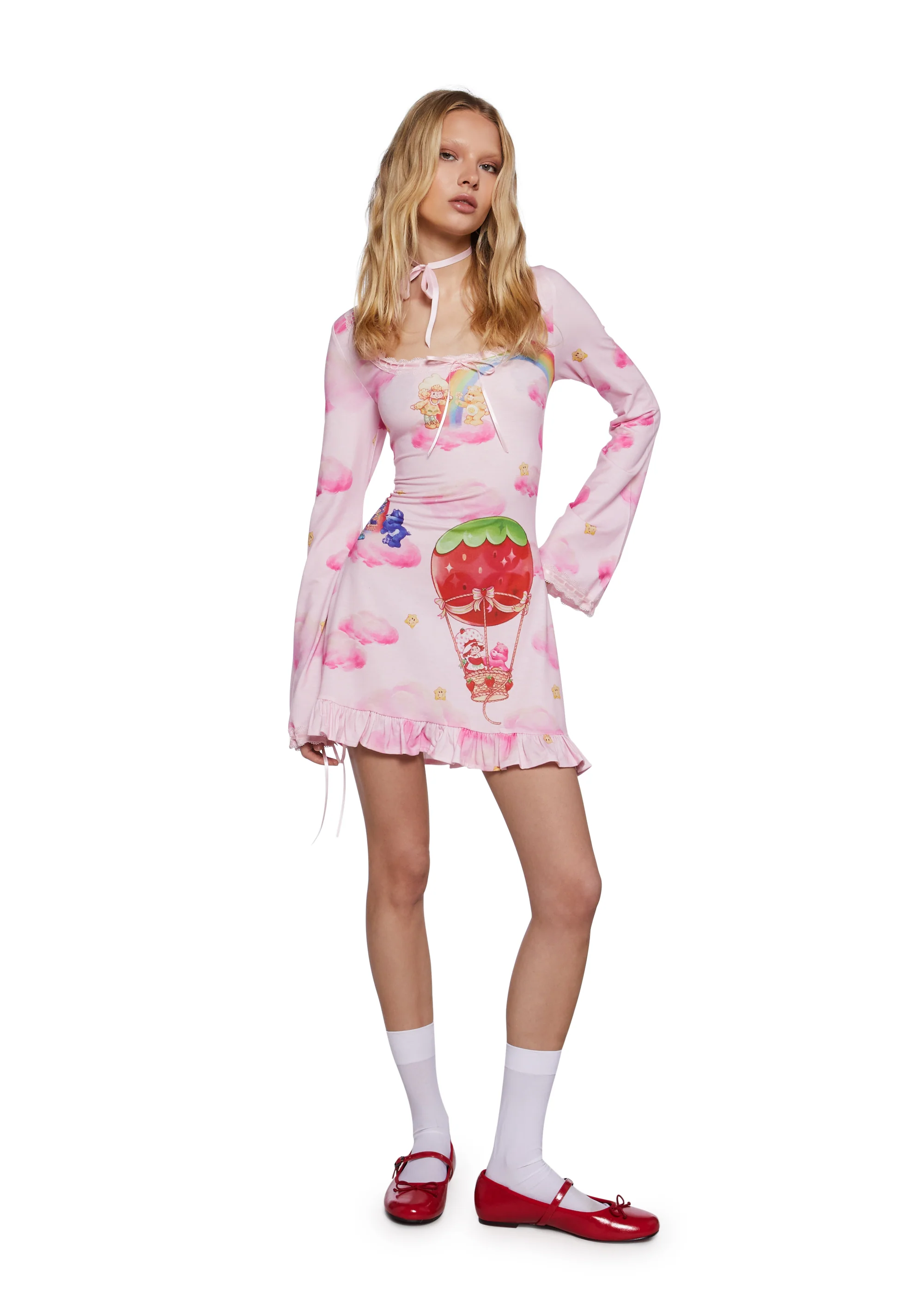 Clouds And Rainbows Mini Dress - Image 6