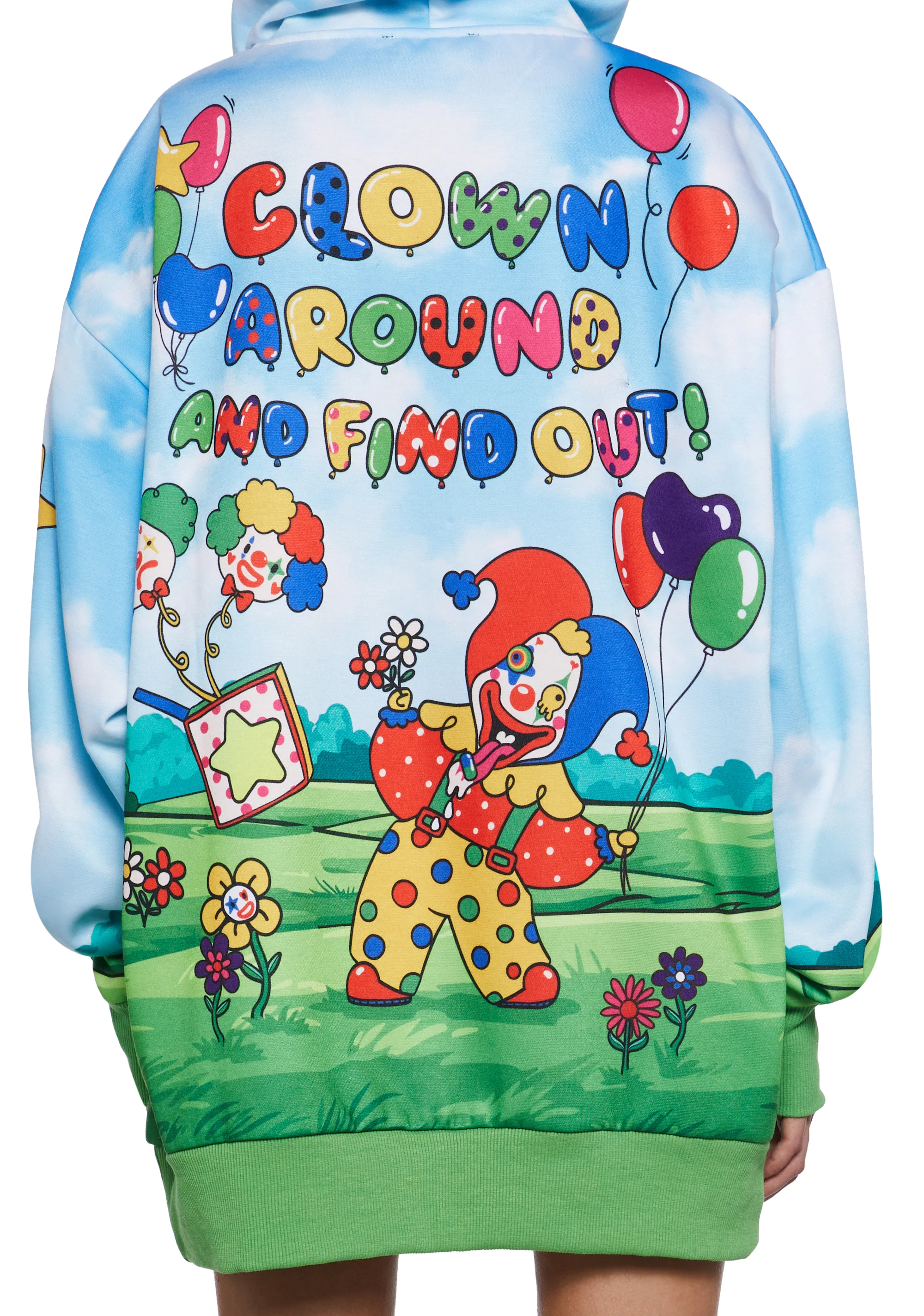 Clown Around Oversized Hoodie - Image 6