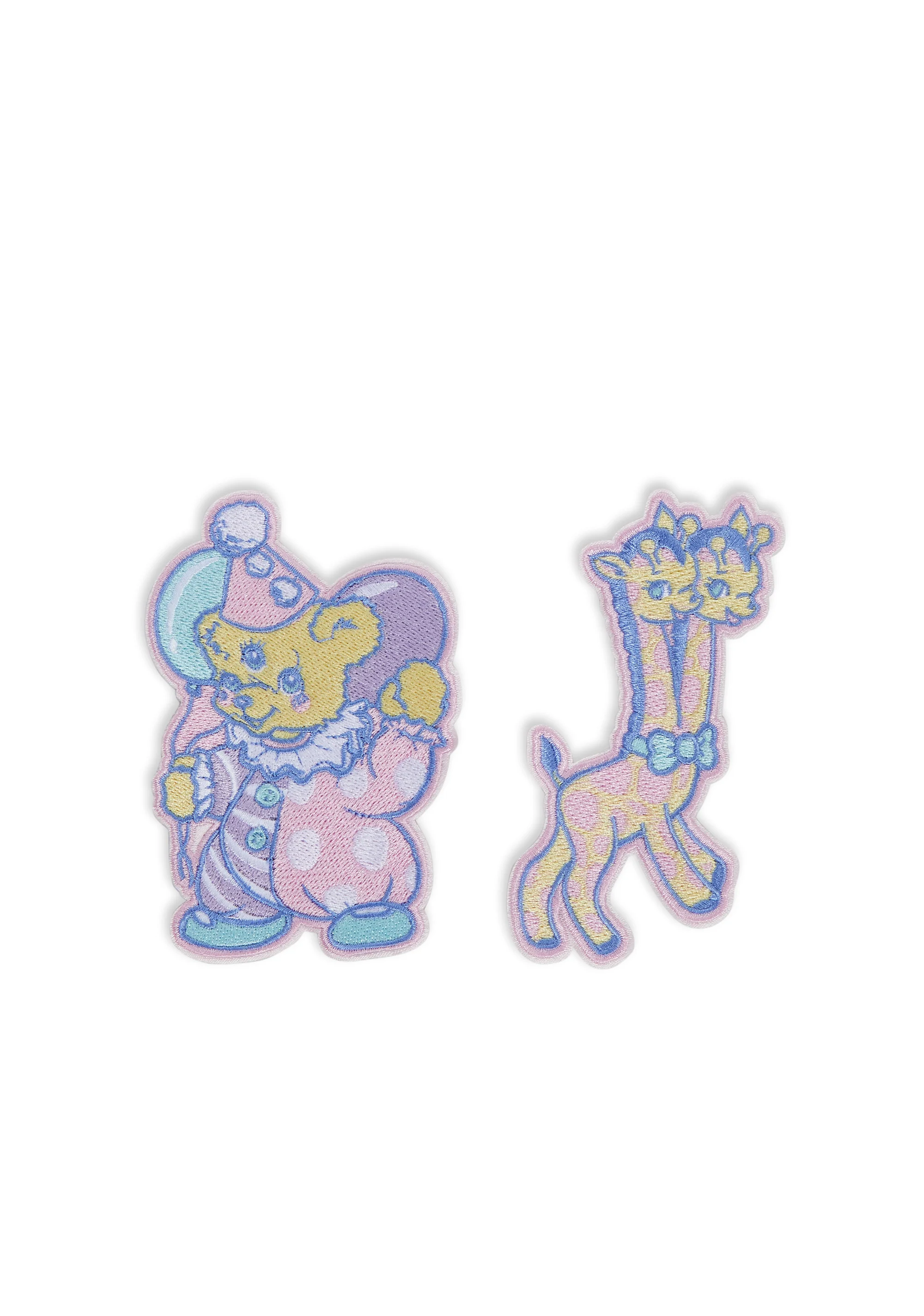 Clown Bear And Giraffe Patch Set - Image 2