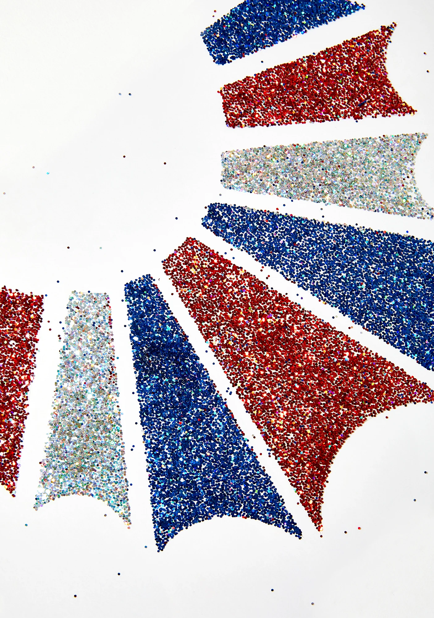 Clown Body Glitter Stickers - Image 3