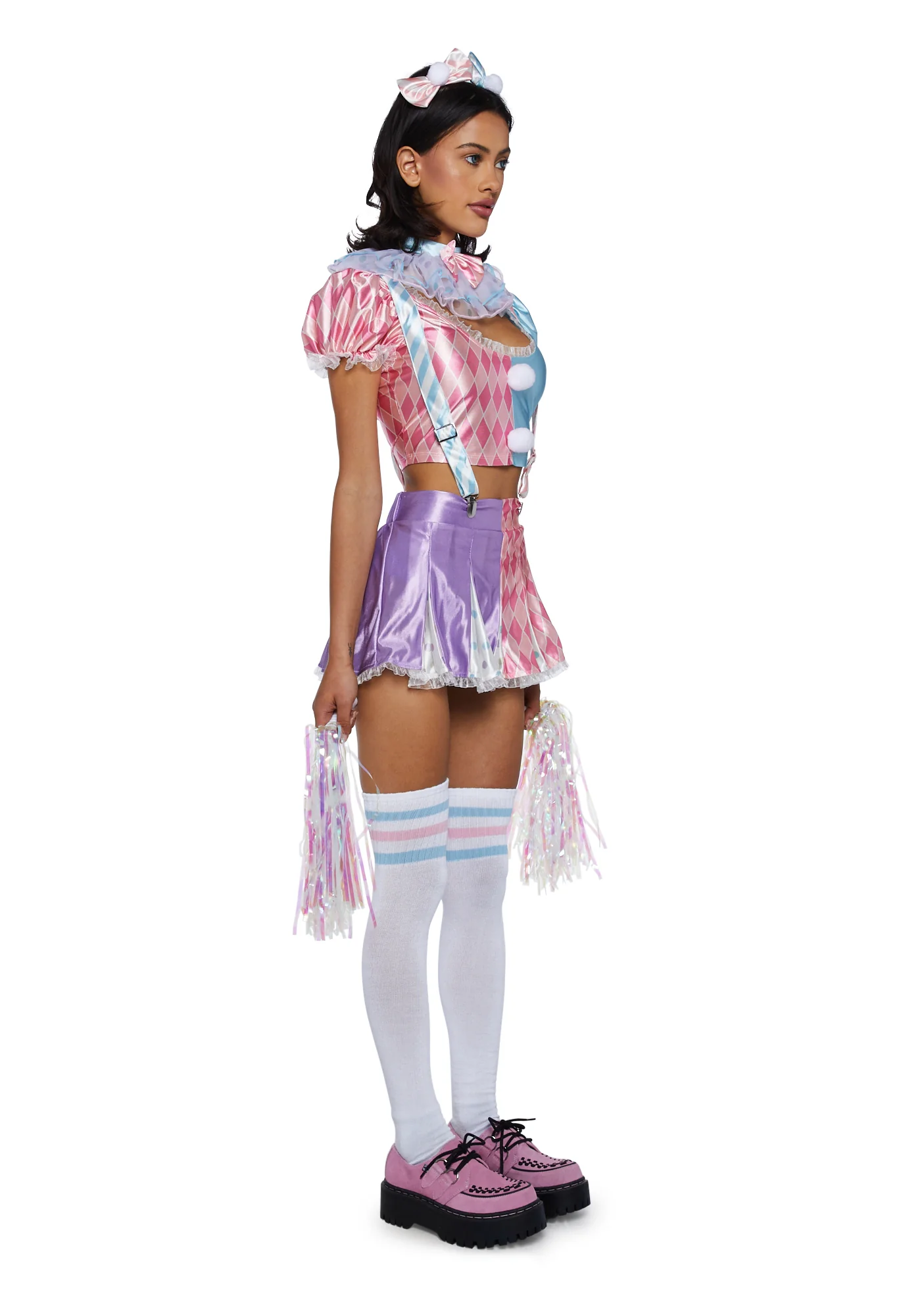 Clownin' Around Cheerleader Costume - Image 5