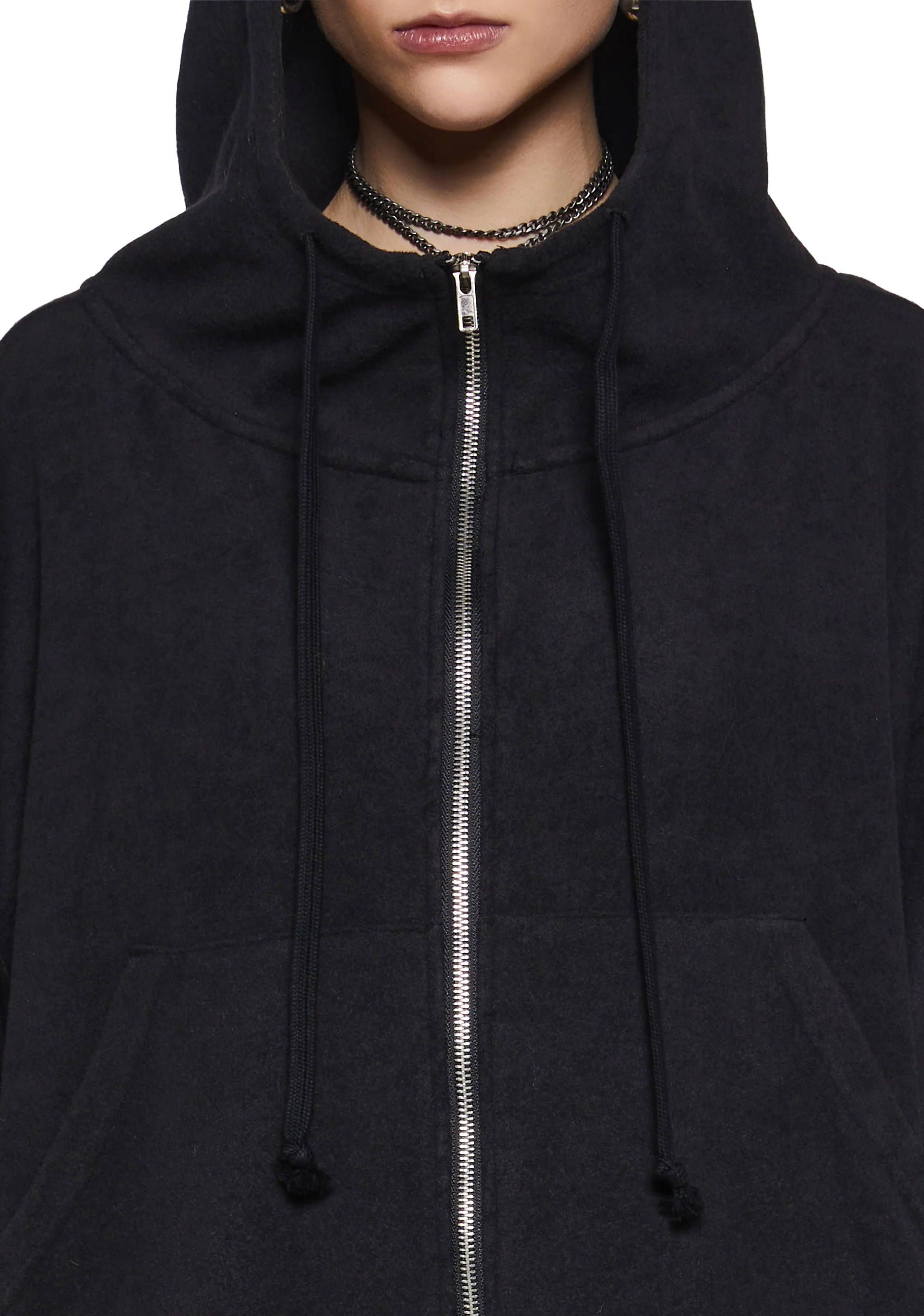 Club Kid Stare Zip-Up Hoodie - Image 5