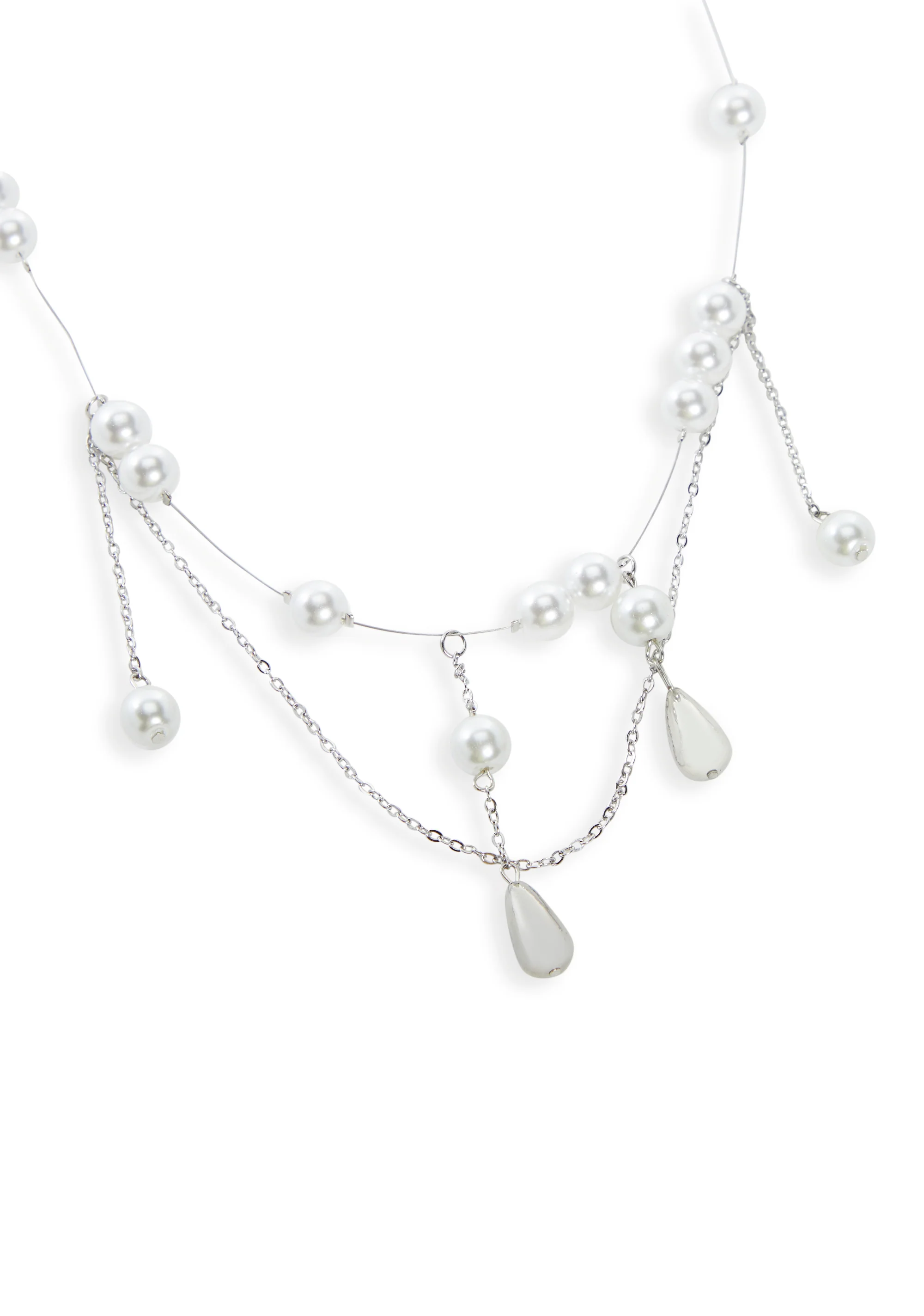 Clutching Pearls Chain Necklace - Image 2