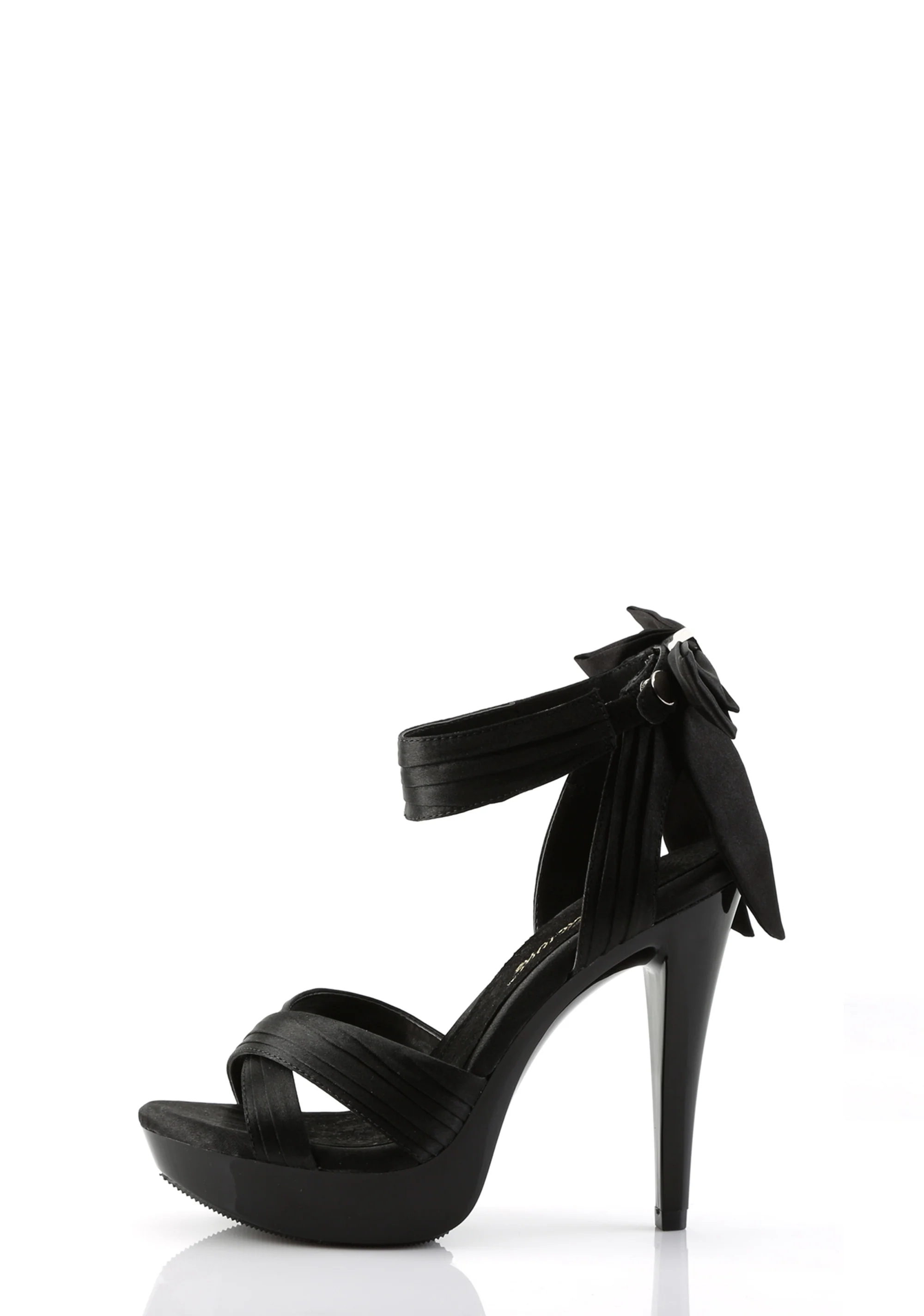 Cocktail-568 Platform Criss Cross Straps Sandals-Black - Image 2