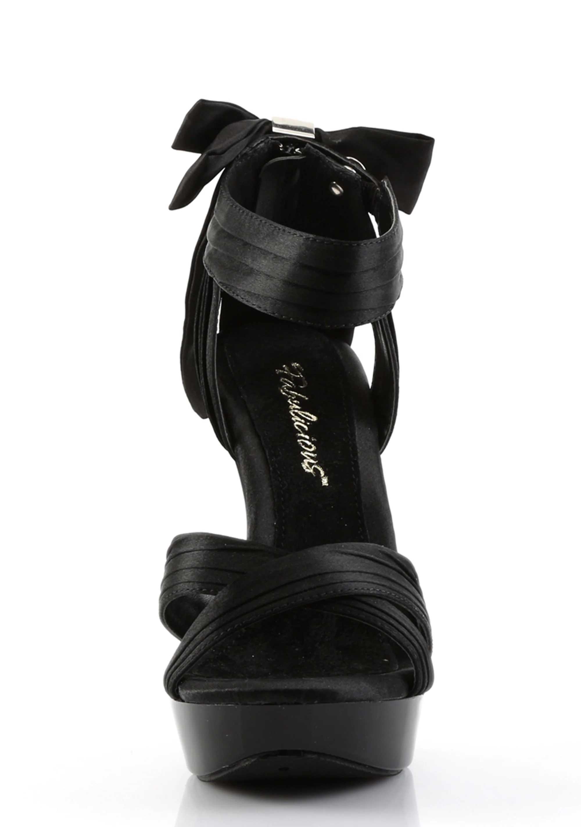 Cocktail-568 Platform Criss Cross Straps Sandals-Black - Image 3