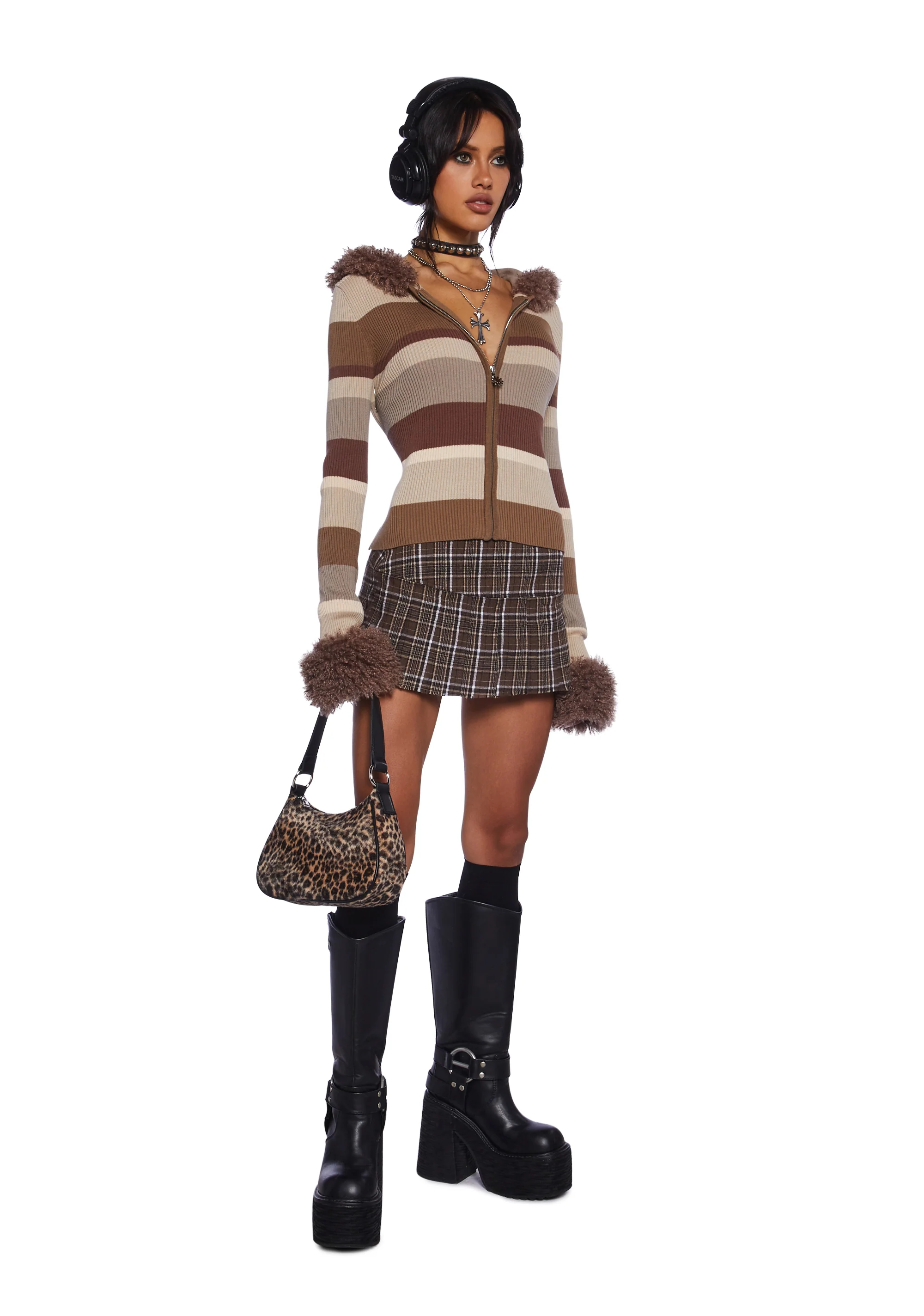Coffeehouse Sessions Striped Cardigan - Image 2