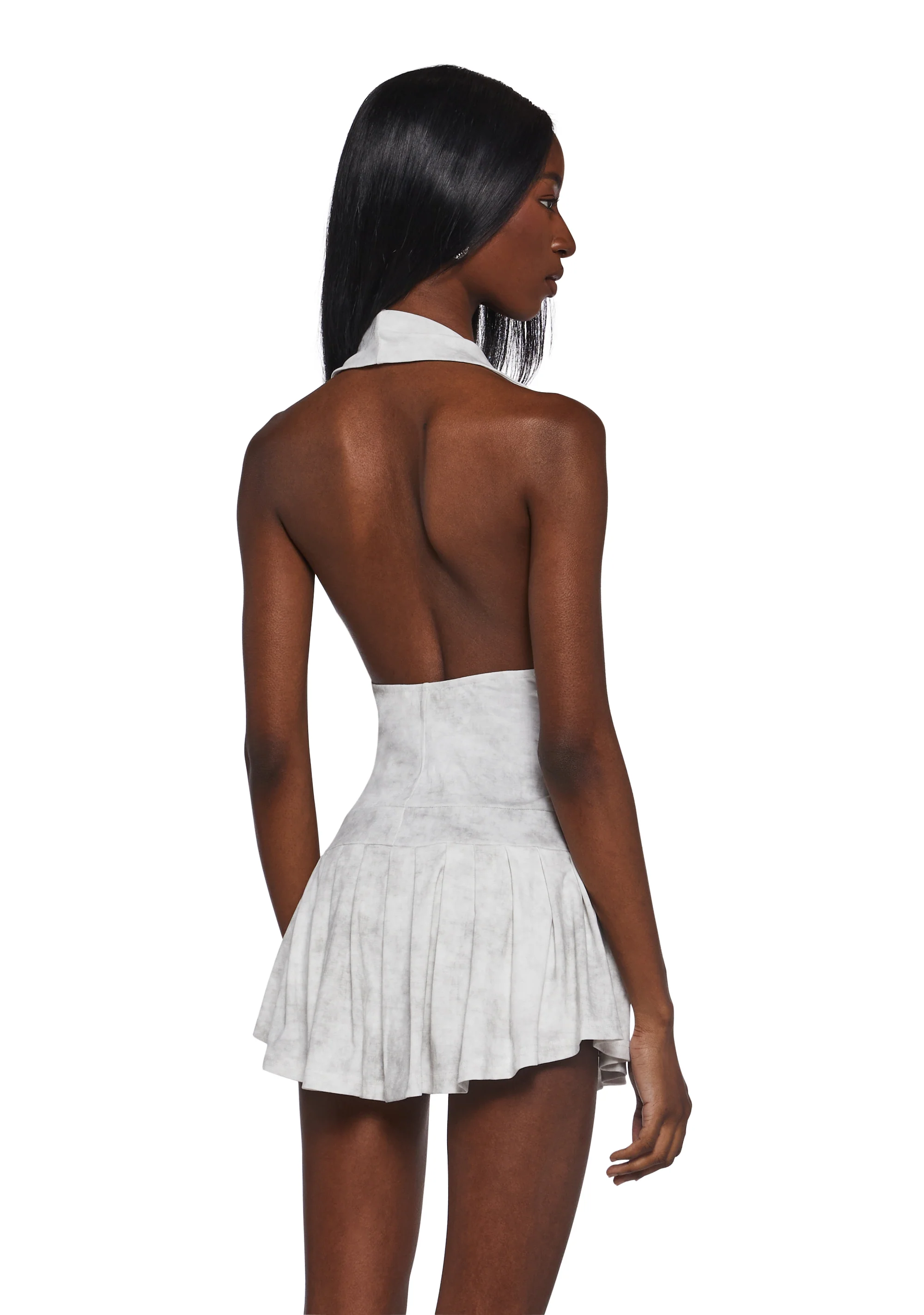 Carefree Days Collar Halter Dress - Image 4