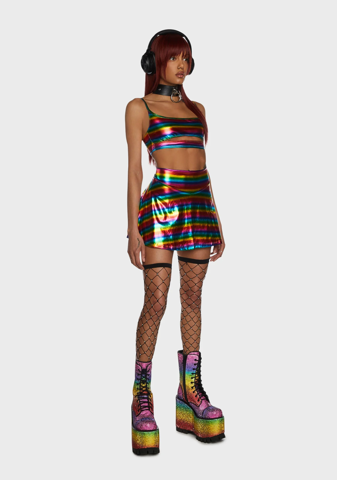 Color Me Happy Striped Bra Top - Image 5