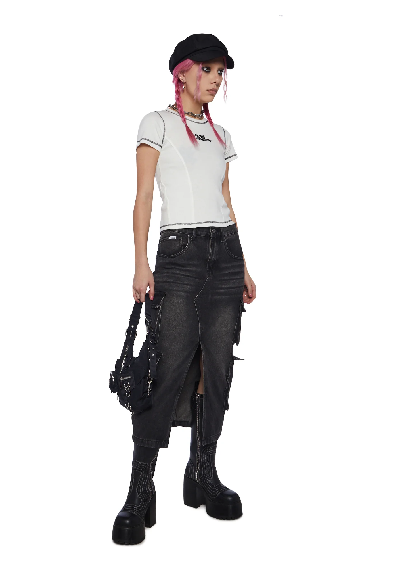 Combat Soda Midi Skirt - Image 2