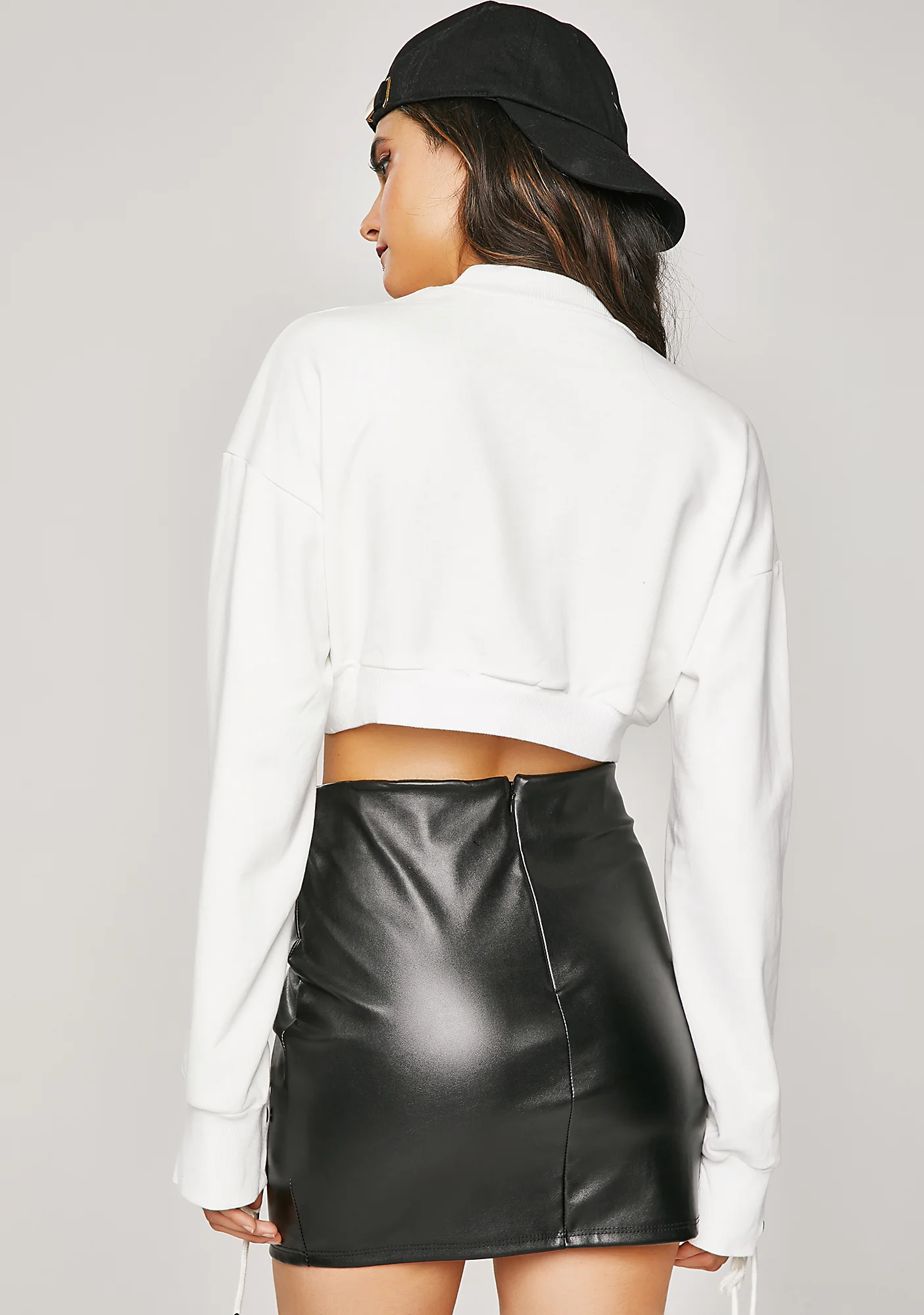 Come At Me Lace-Up Sweatshirt - Image 3