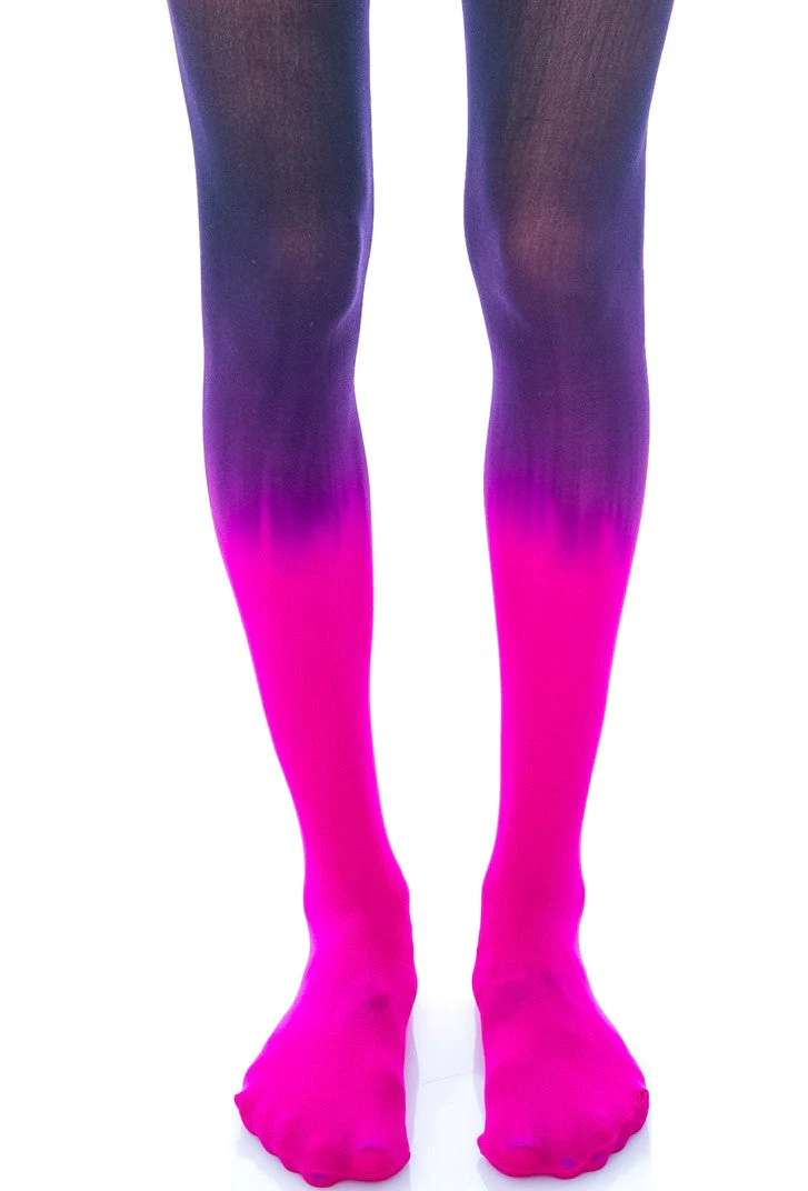 Come Fade Away Ombre Tights - Black - Image 10