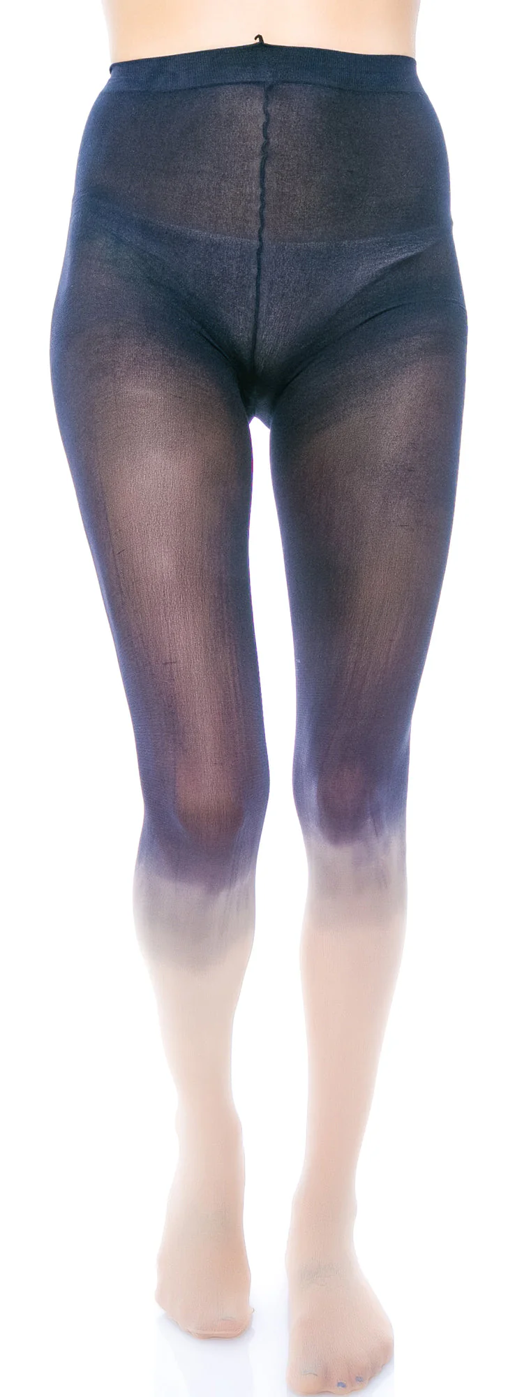 Come Fade Away Ombre Tights - Black - Image 2