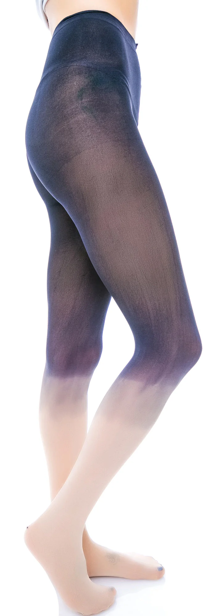 Come Fade Away Ombre Tights - Black - Image 4