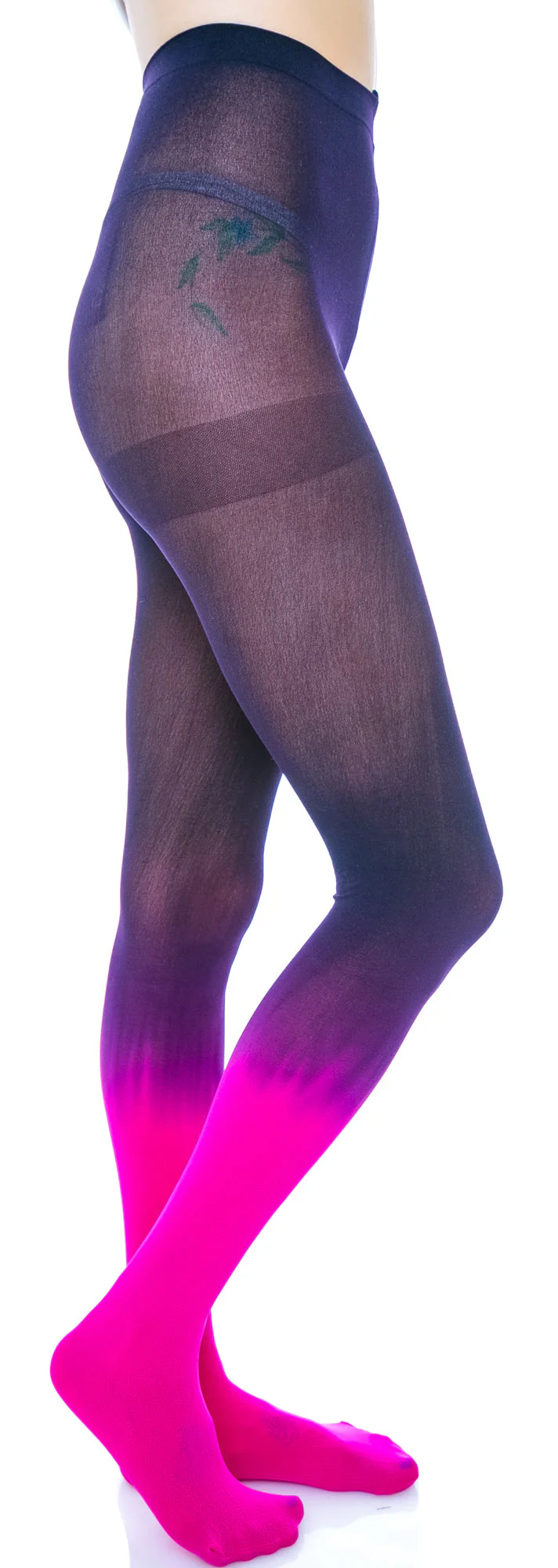 Come Fade Away Ombre Tights - Black - Image 8