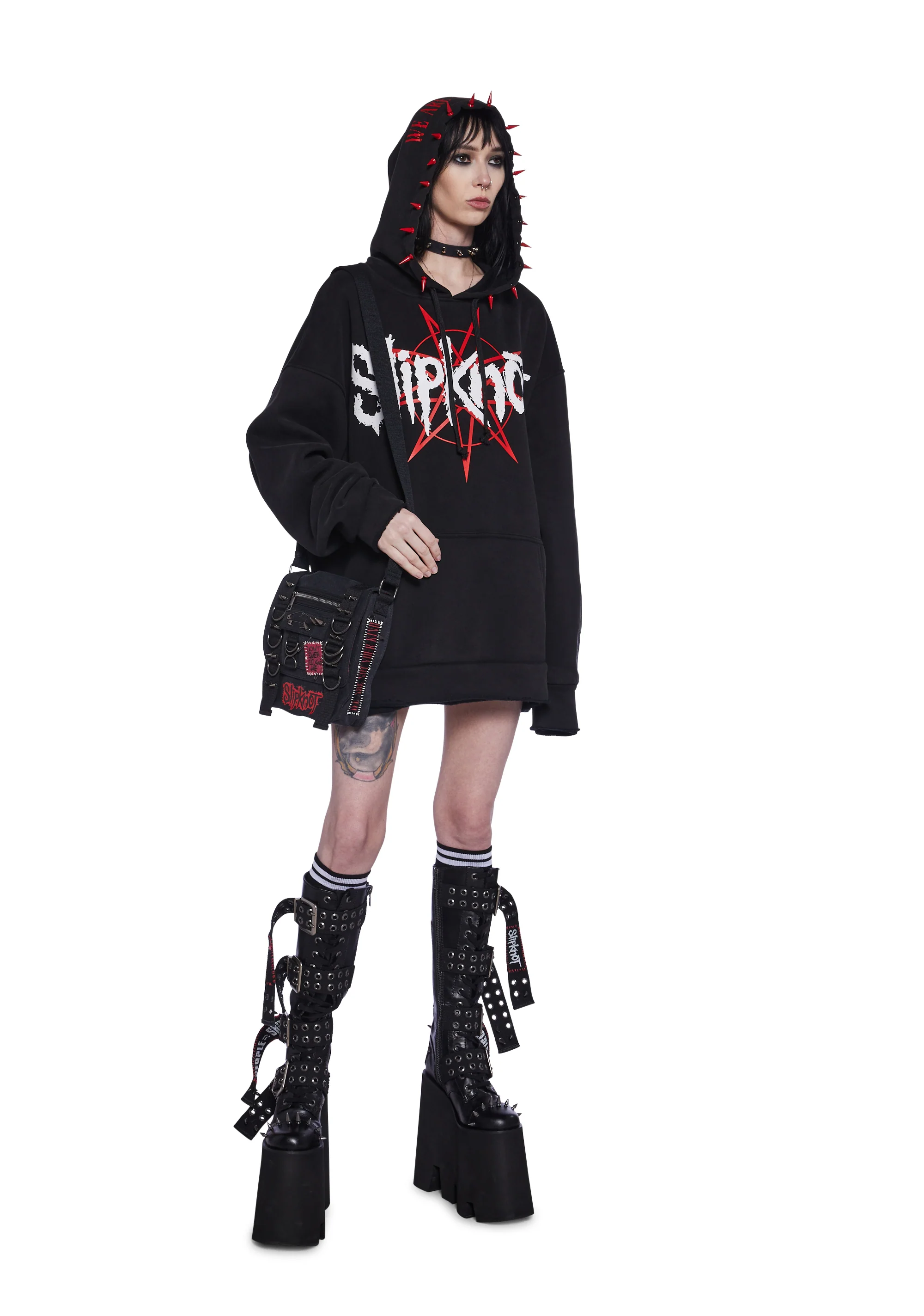 Come Play Dying Graphic Hoodie - Image 2