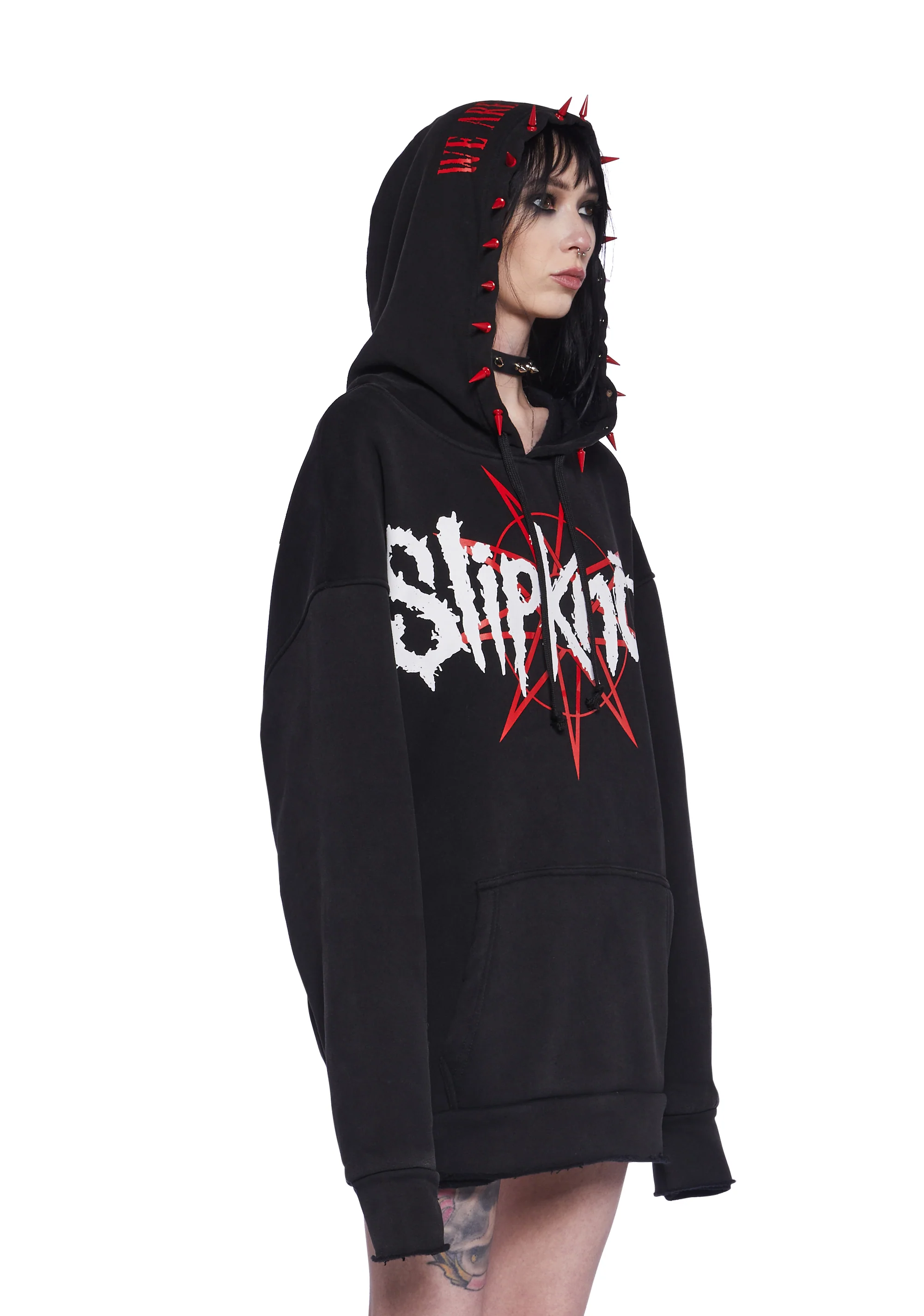 Come Play Dying Graphic Hoodie - Image 5