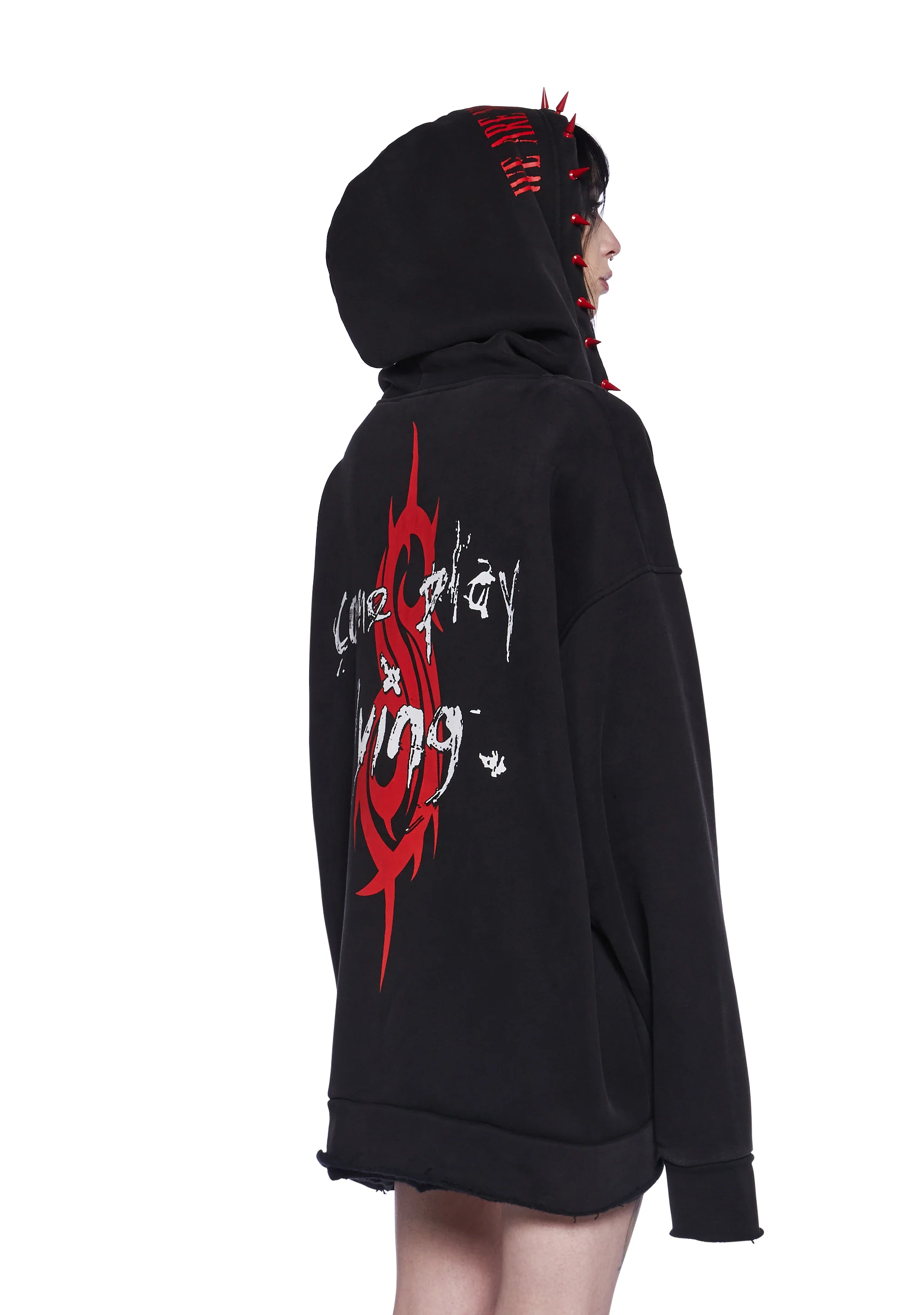 Come Play Dying Graphic Hoodie - Image 6