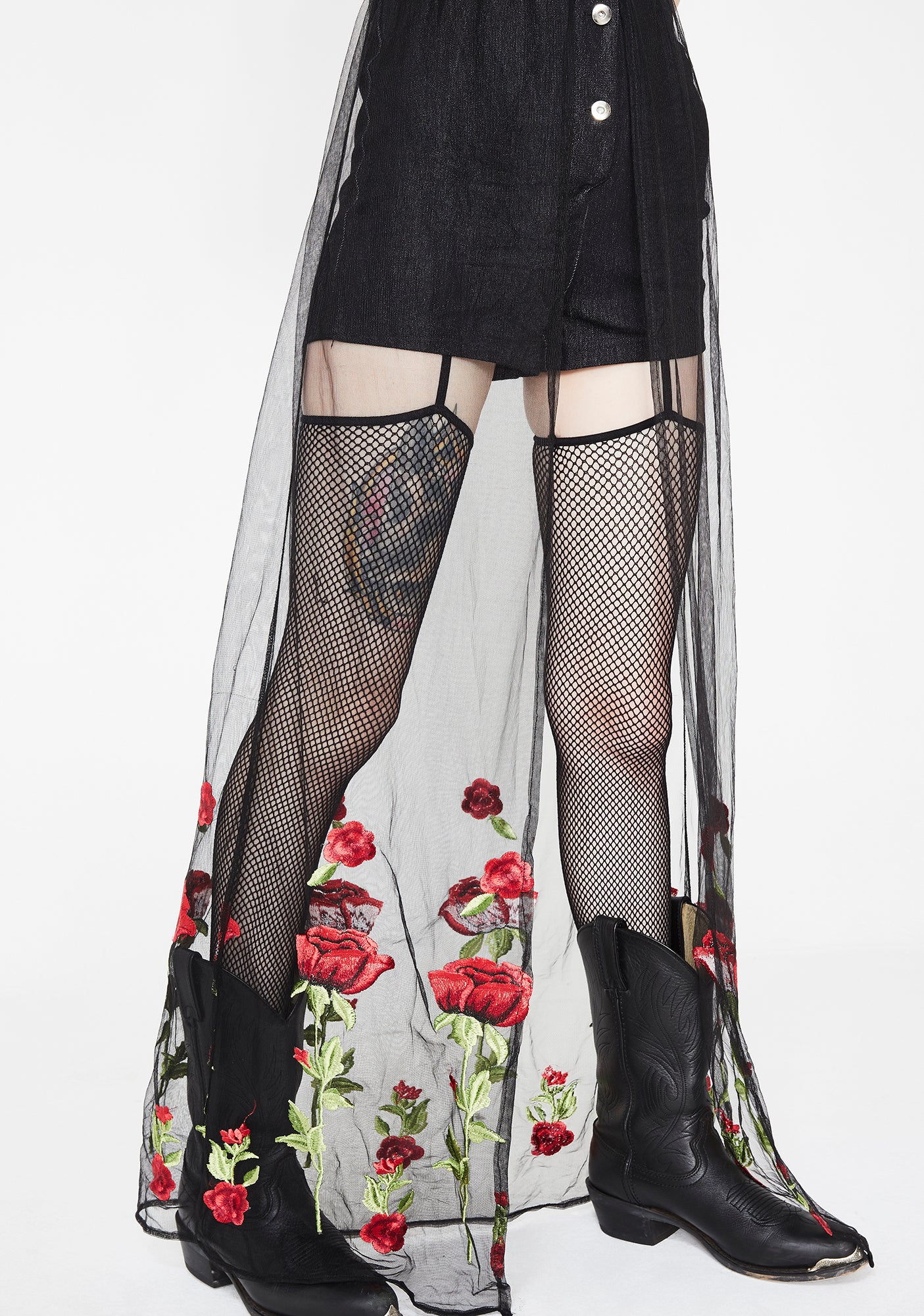 Comin' Up Roses Shortalls Dress - Image 3