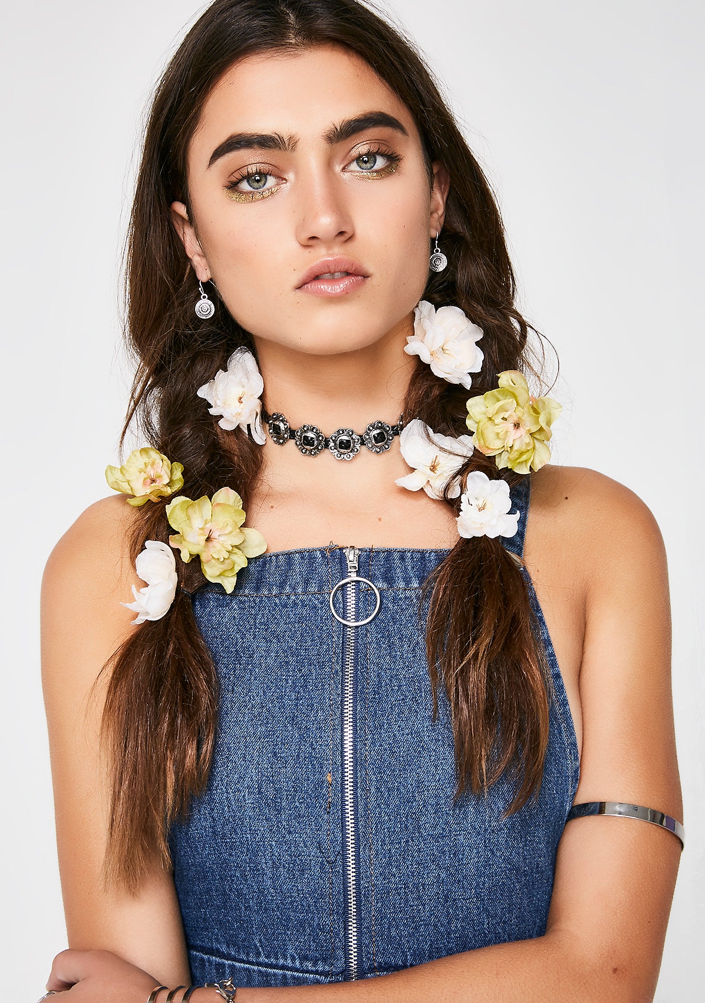 Concho Queen Choker And Earring Set - Image 4