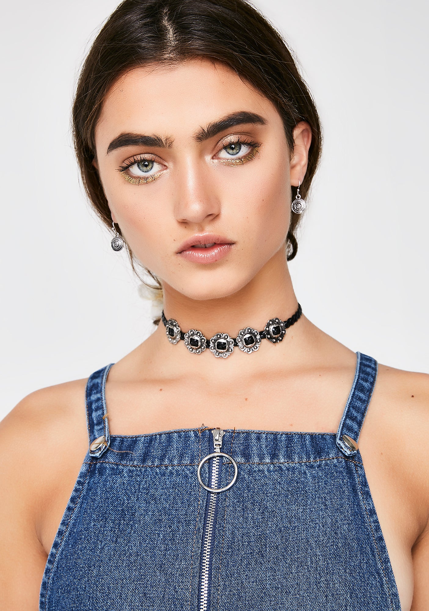 Concho Queen Choker And Earring Set - Image 5