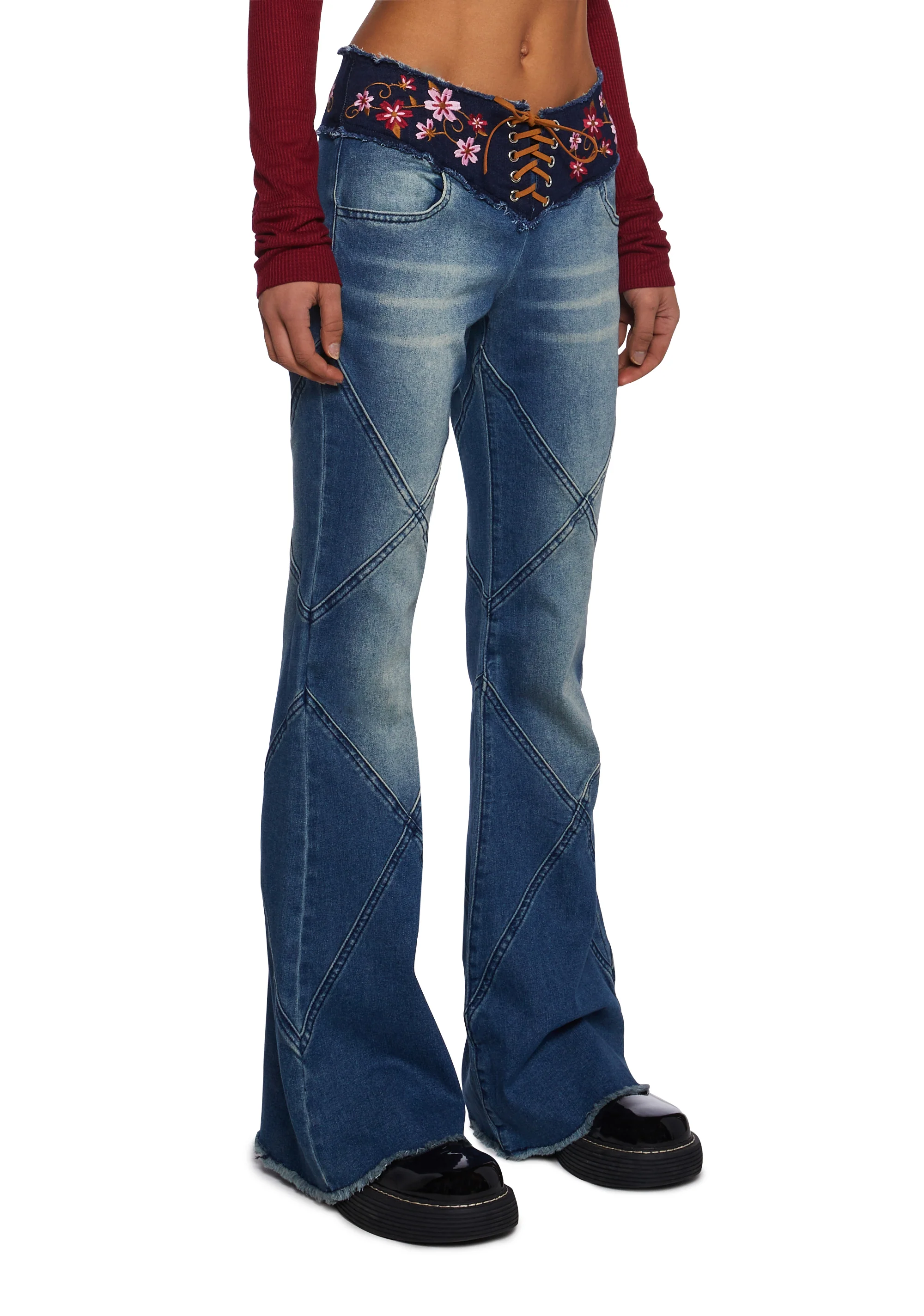 Concrete Jungle Flared Jeans - Image 3