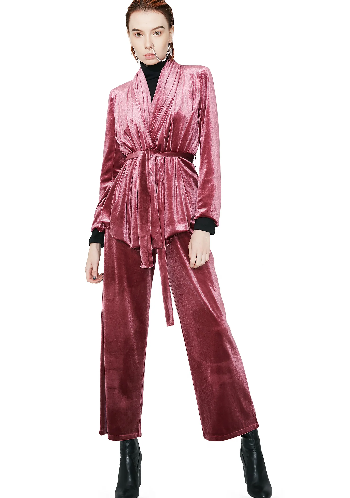Control Freak Wrap Blazer - Image 5