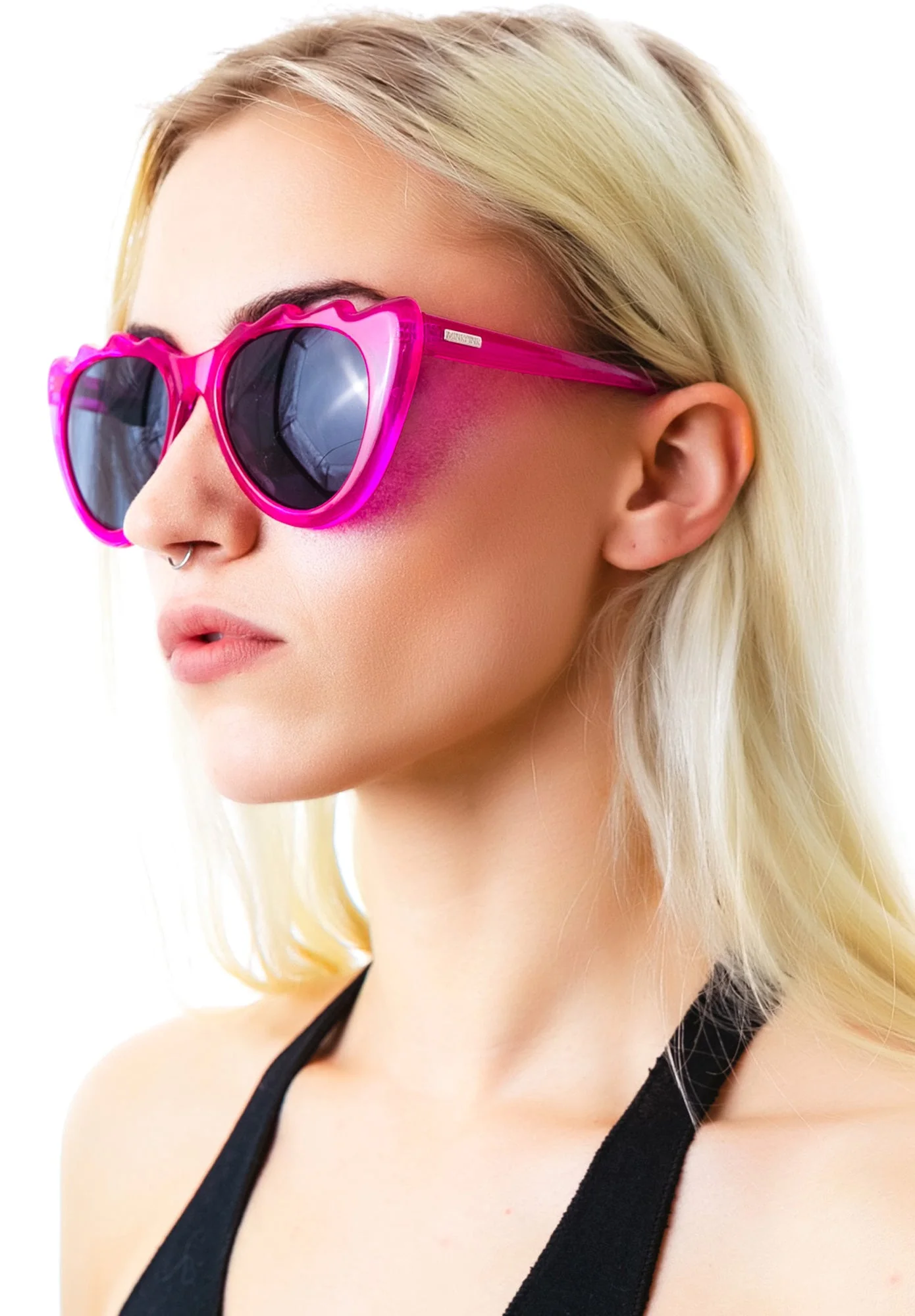 Copy Cat Sunglasses - Light Pink - Image 10