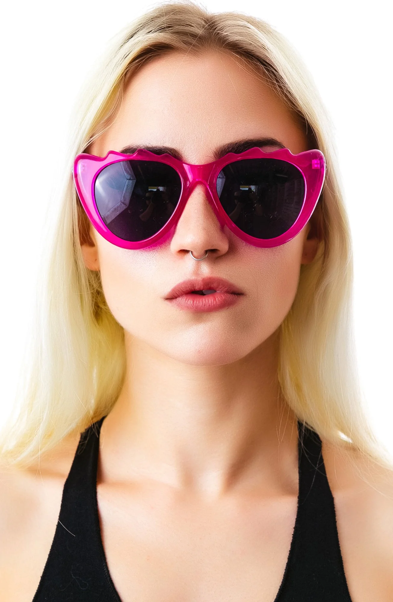 Copy Cat Sunglasses - Light Pink - Image 9