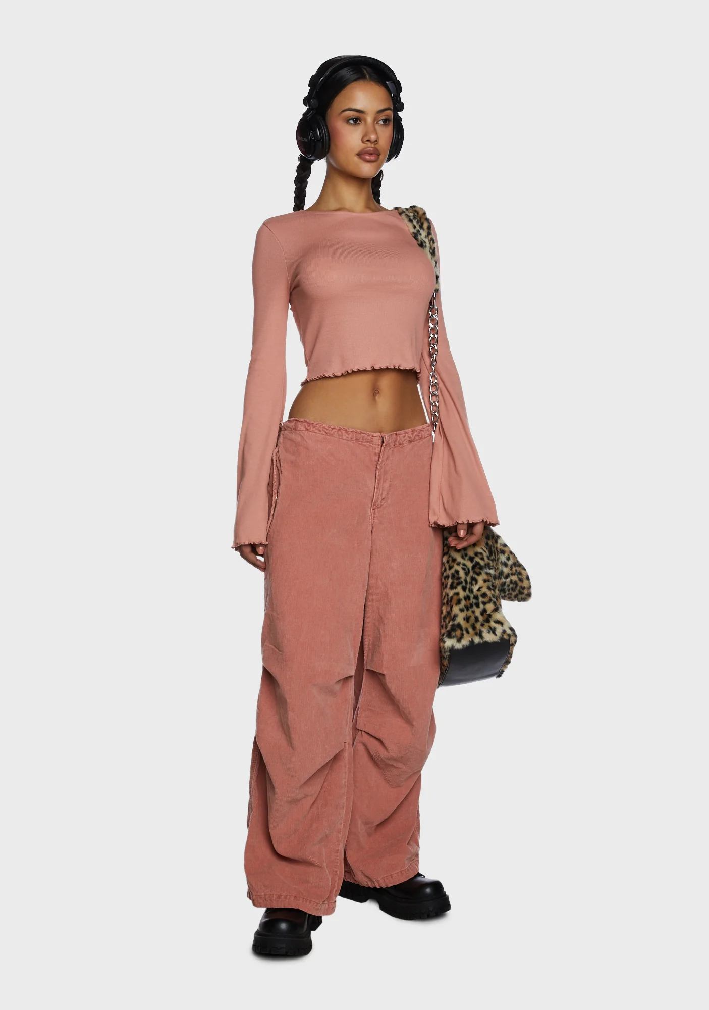Corduroy Baggy Tech Pants - Image 5