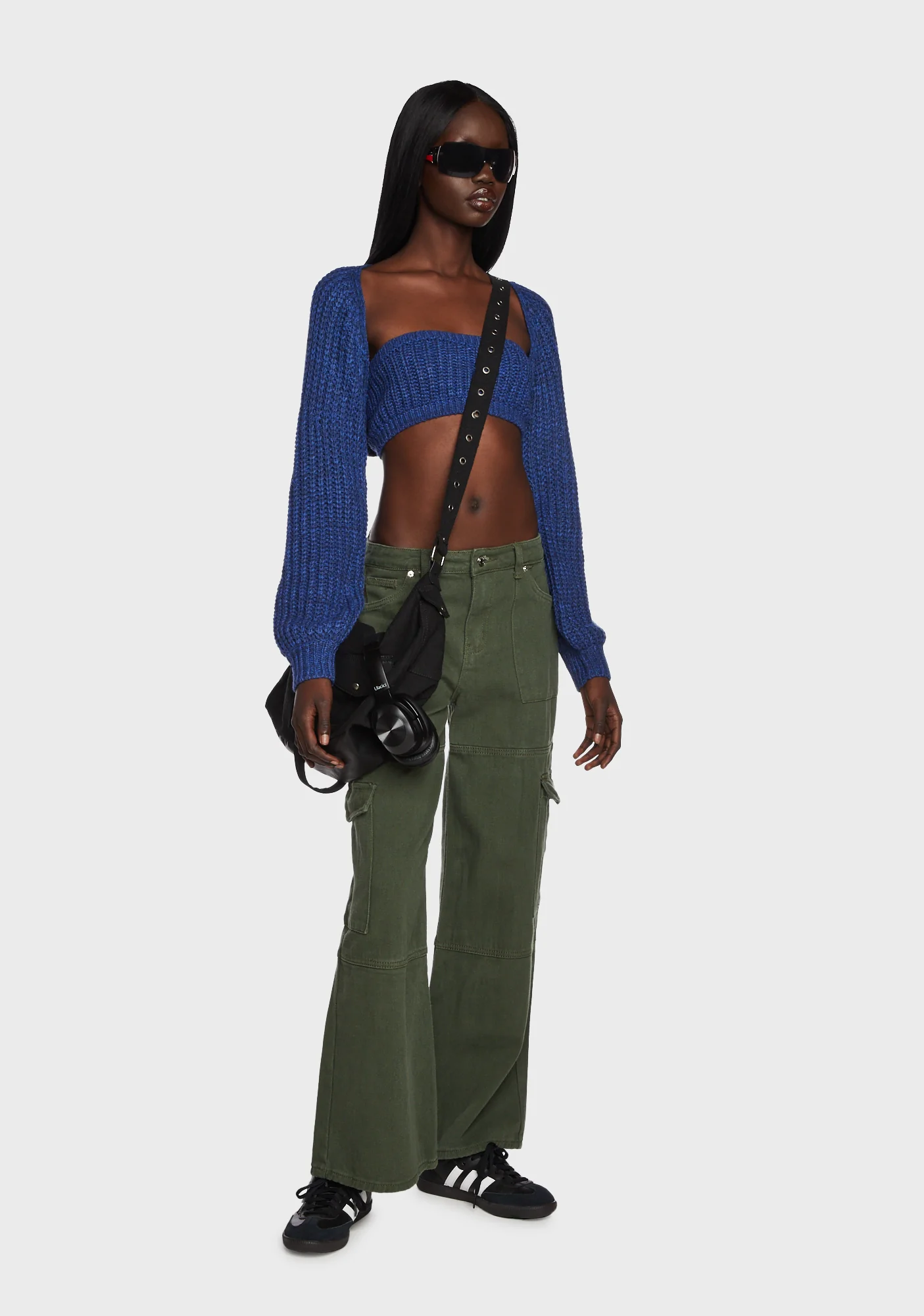 Cori Two Piece Knitted Bandeau Top - Image 2