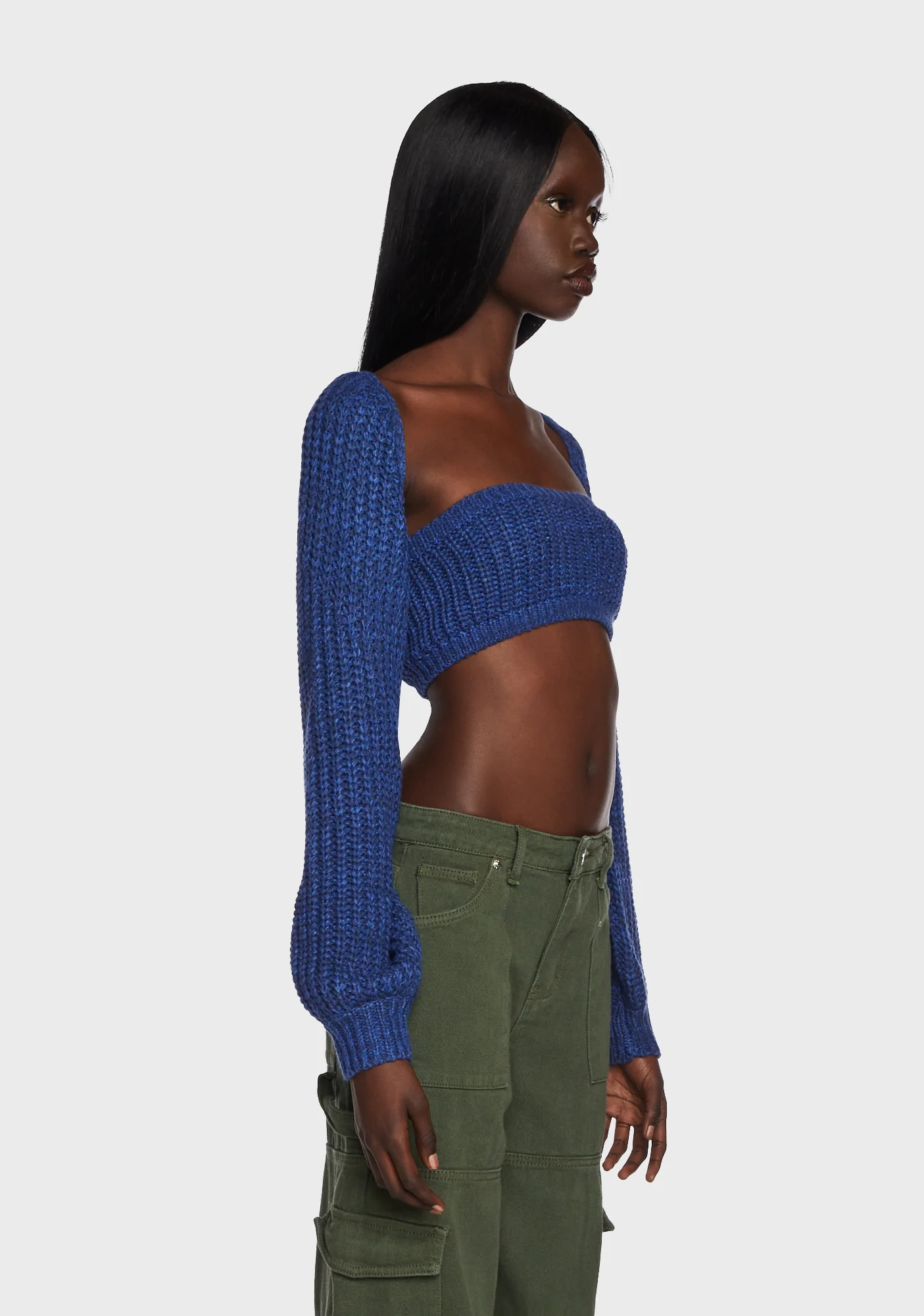 Cori Two Piece Knitted Bandeau Top - Image 3