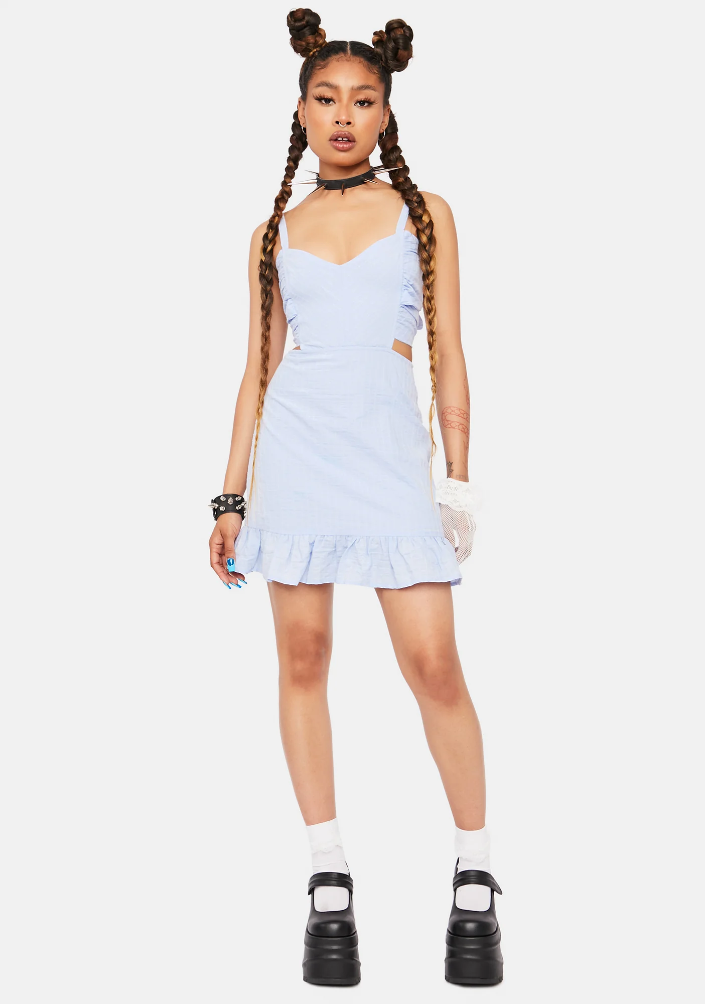 Cornflower You Mean More Mini Dress - Image 3