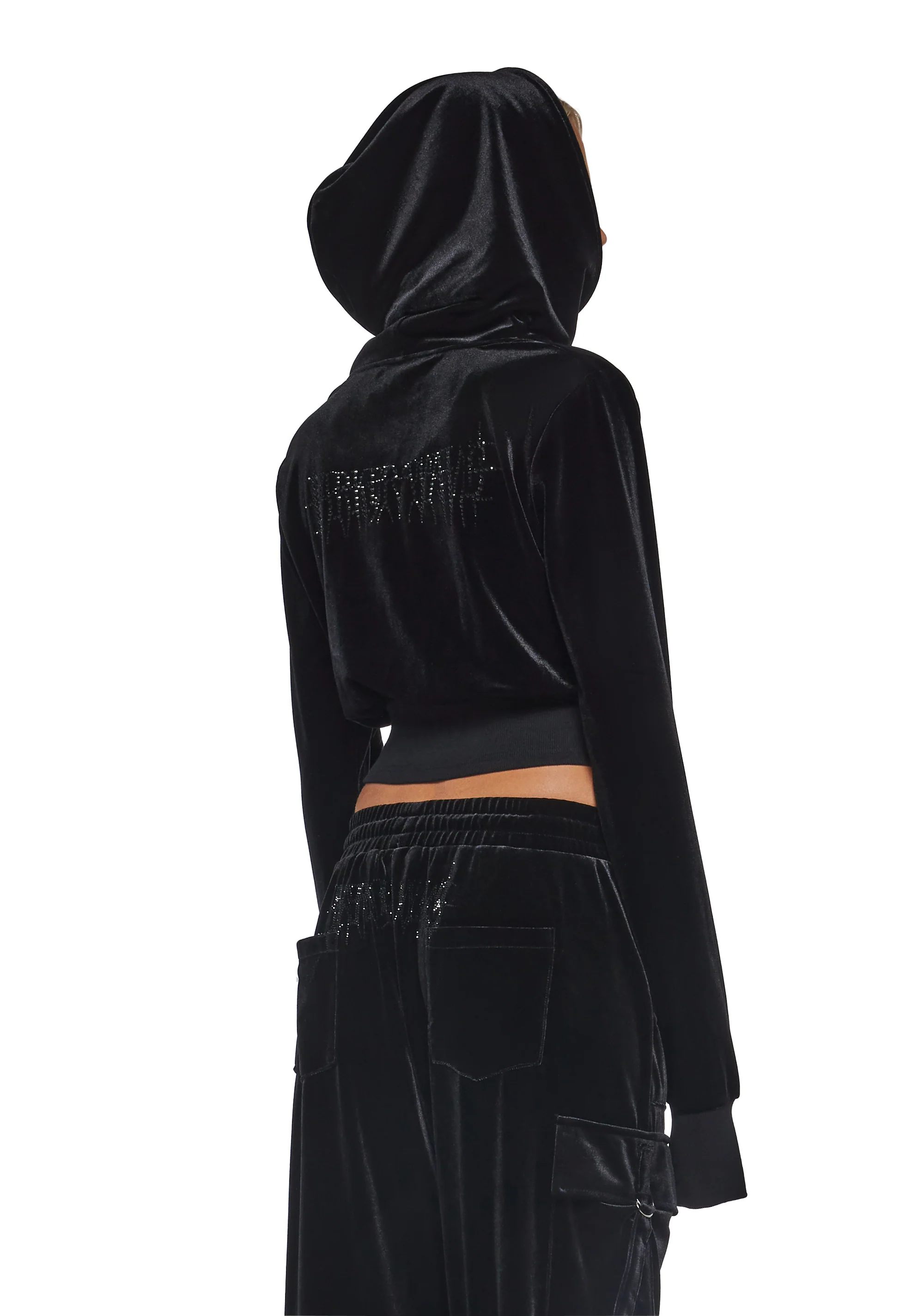 Ego Velour Corsetted Sweatshirt - Image 4