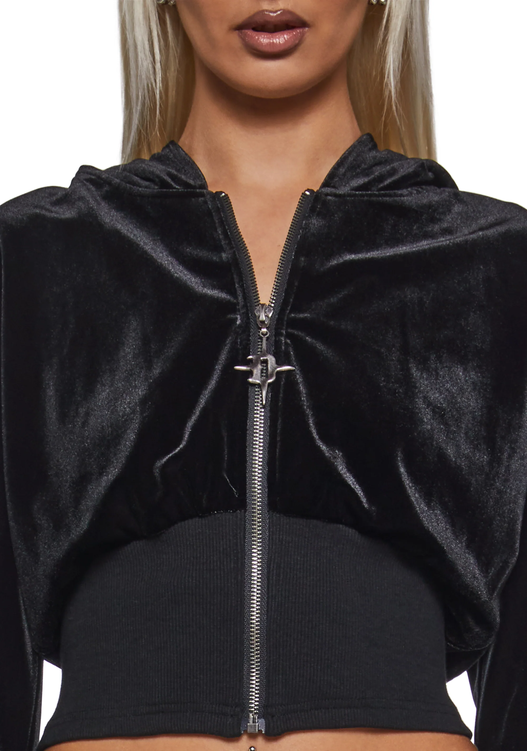 Ego Velour Corsetted Sweatshirt - Image 6