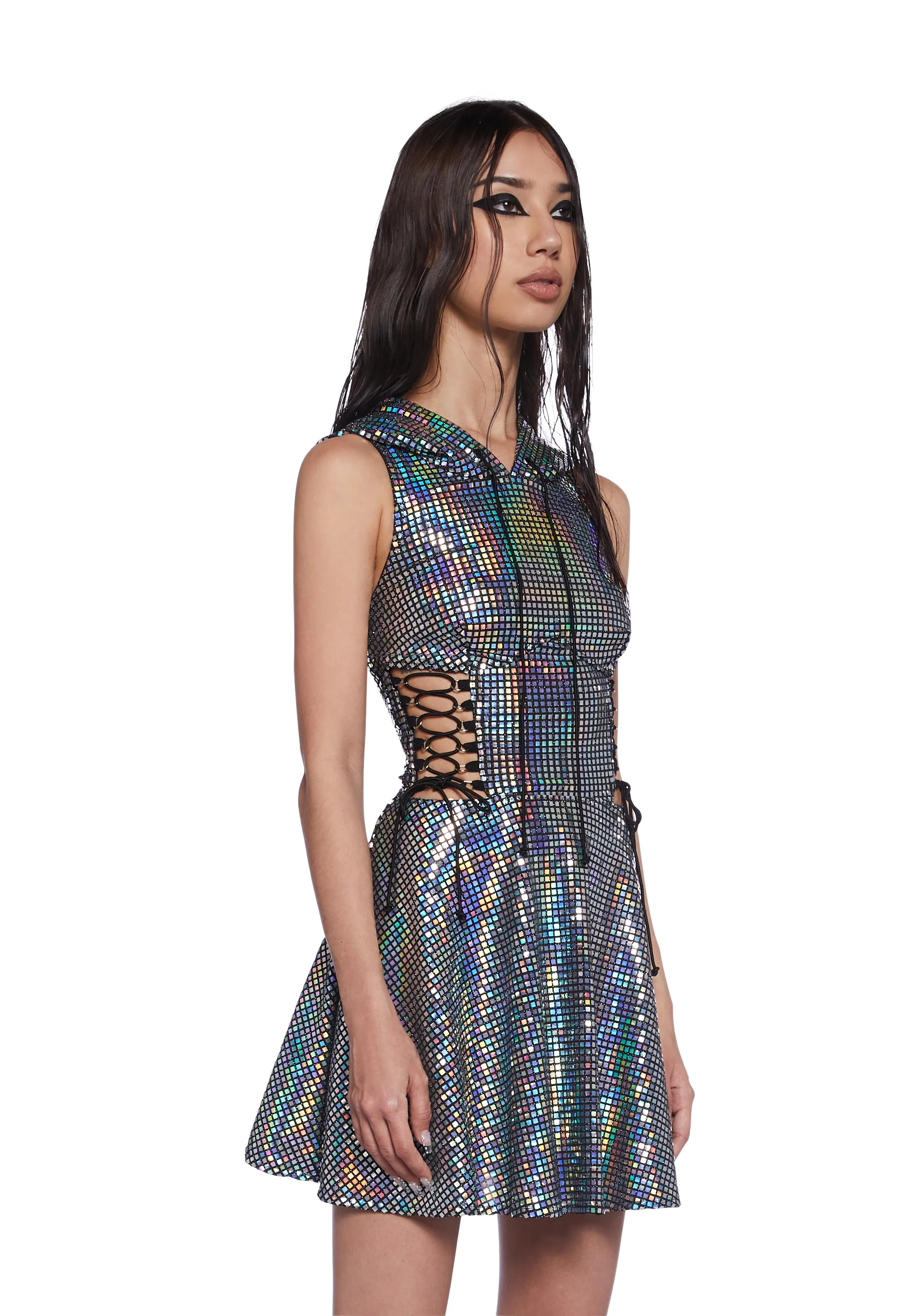 Cosmic Disco Mini Dress - Image 2