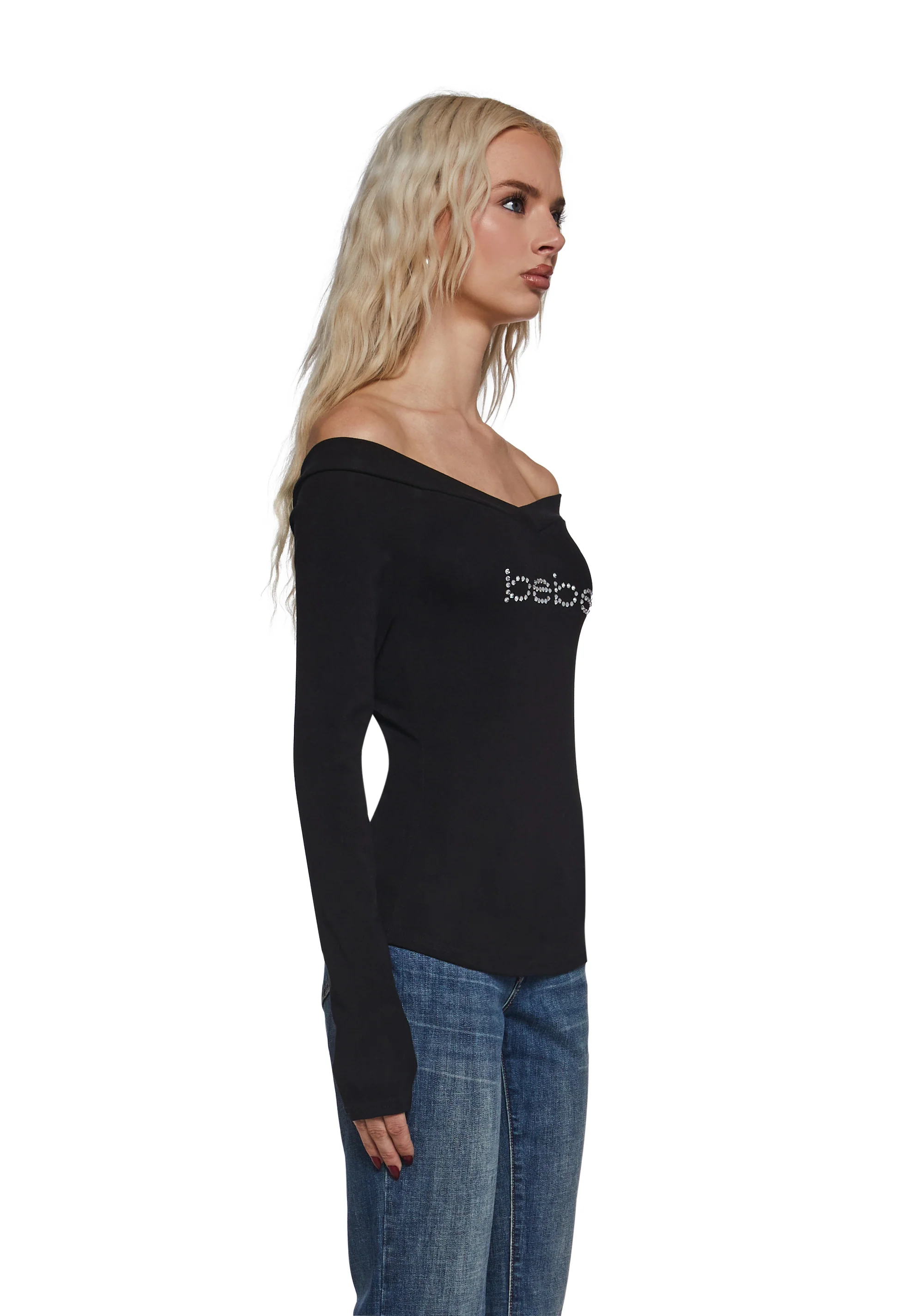 Logo Off The Shoulder Top - Image 4