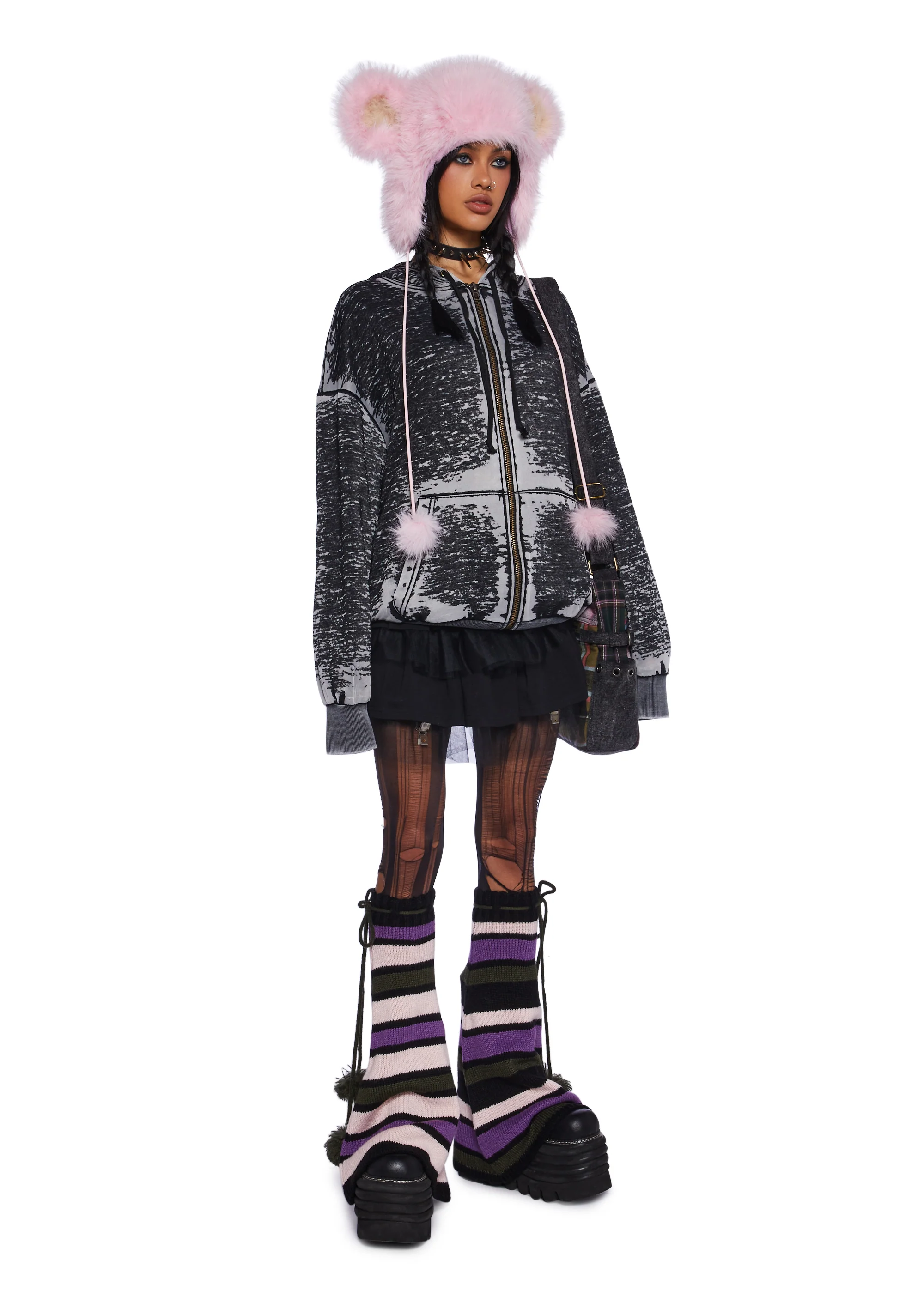 Couldn’t Care Less Zip-Up Hoodie - Image 2