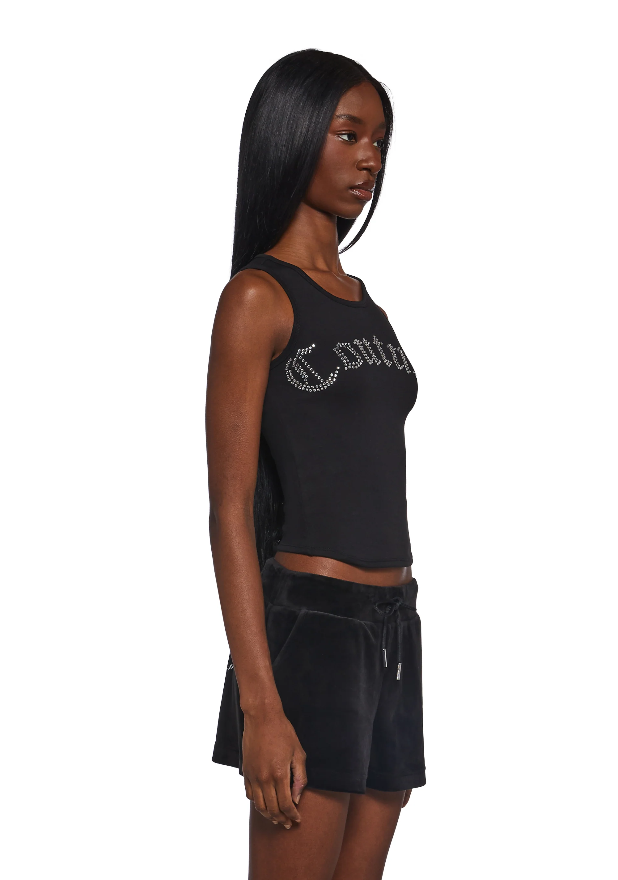 Big Bling Couture Tank Top - Black - Image 3