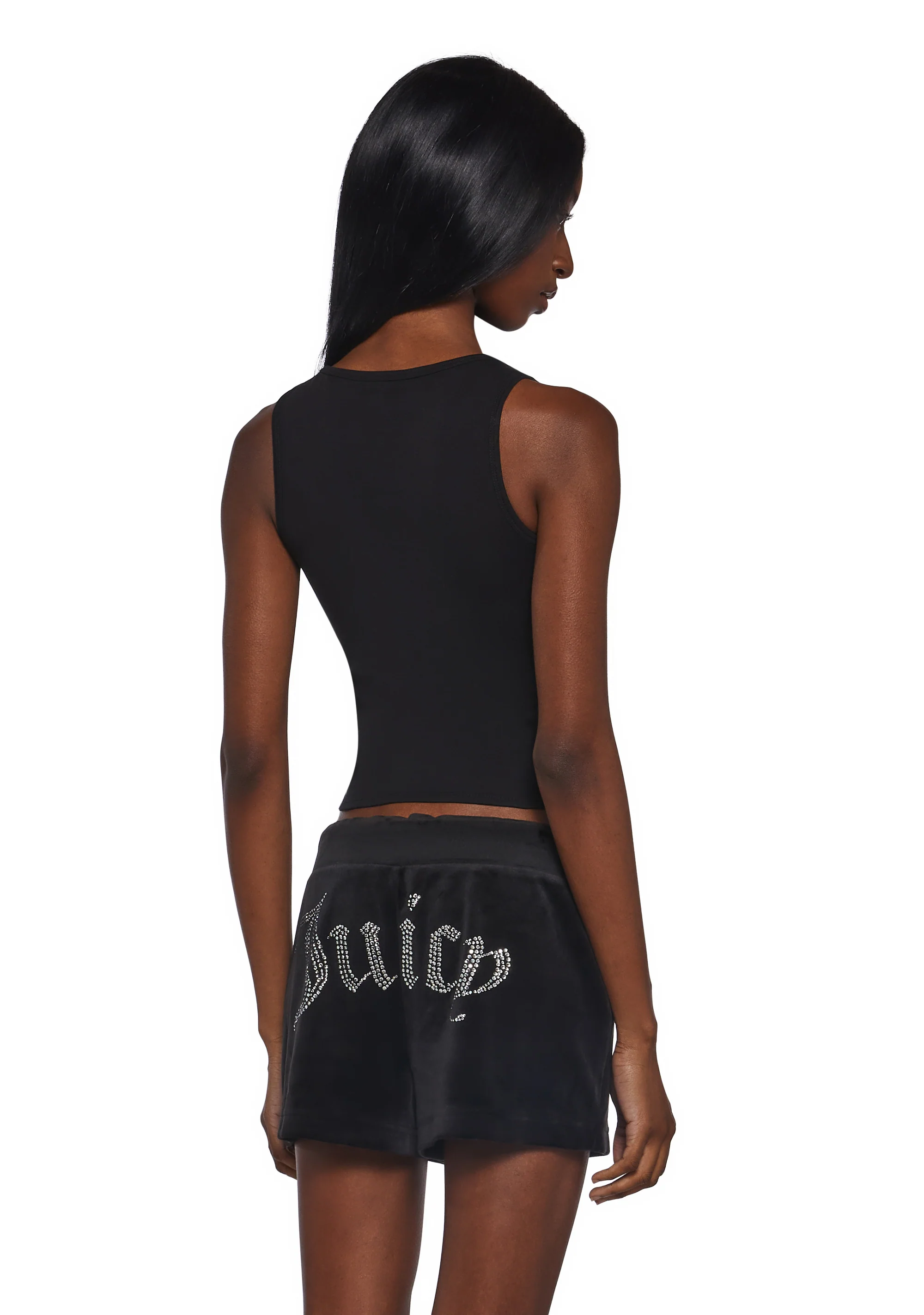 Big Bling Couture Tank Top - Black - Image 4