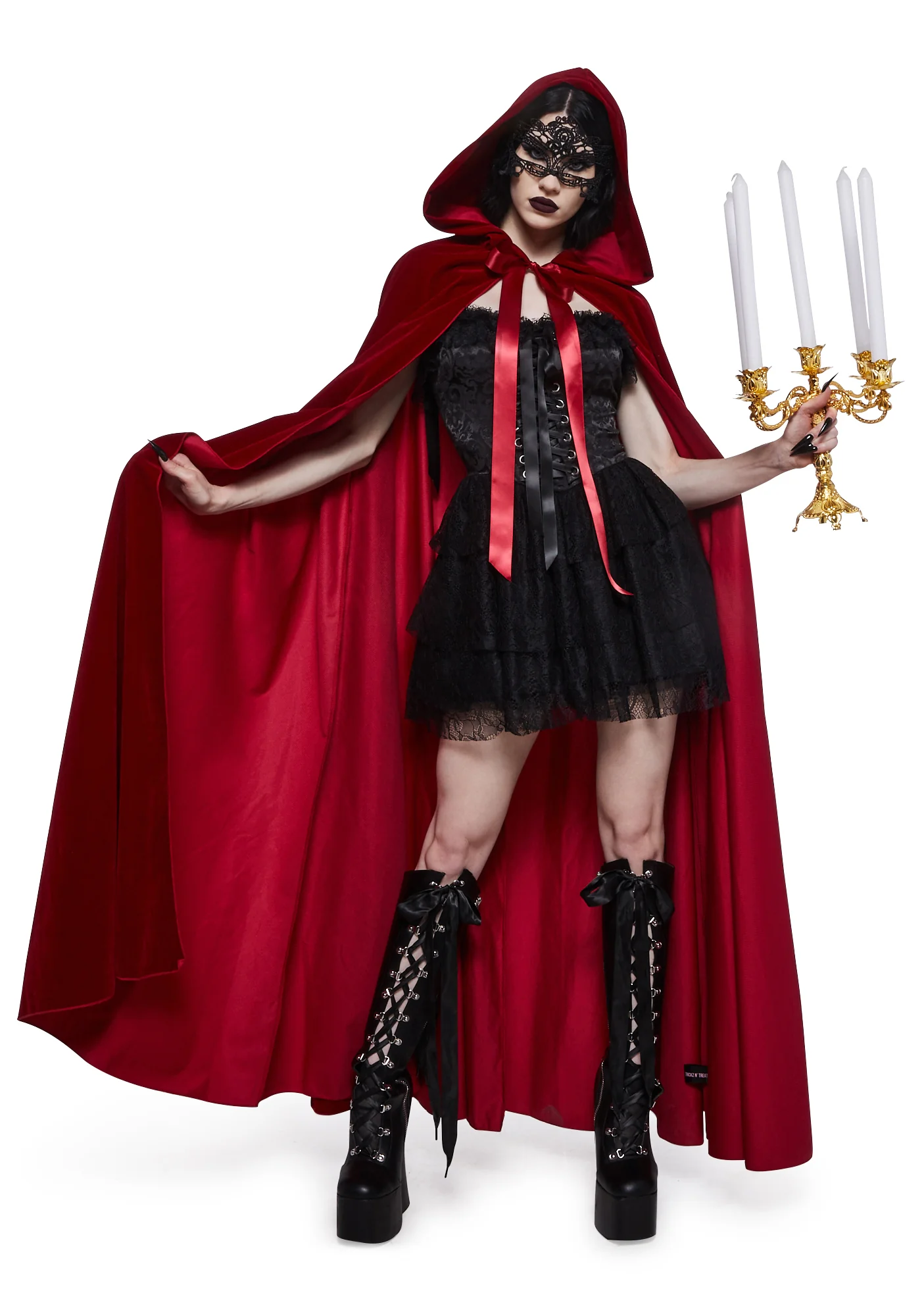 Coven Club Velvet Cape - Image 2