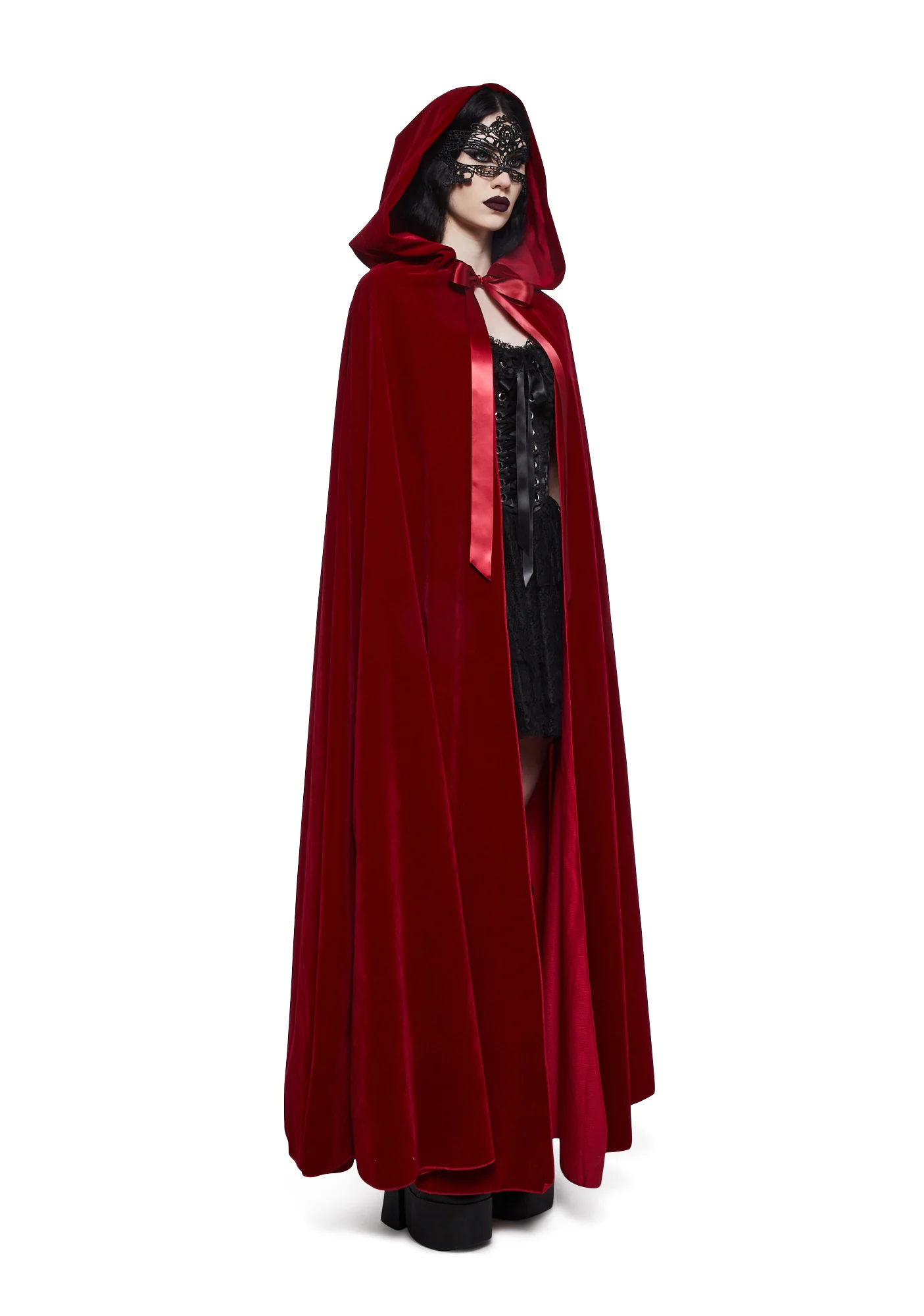 Coven Club Velvet Cape - Image 3