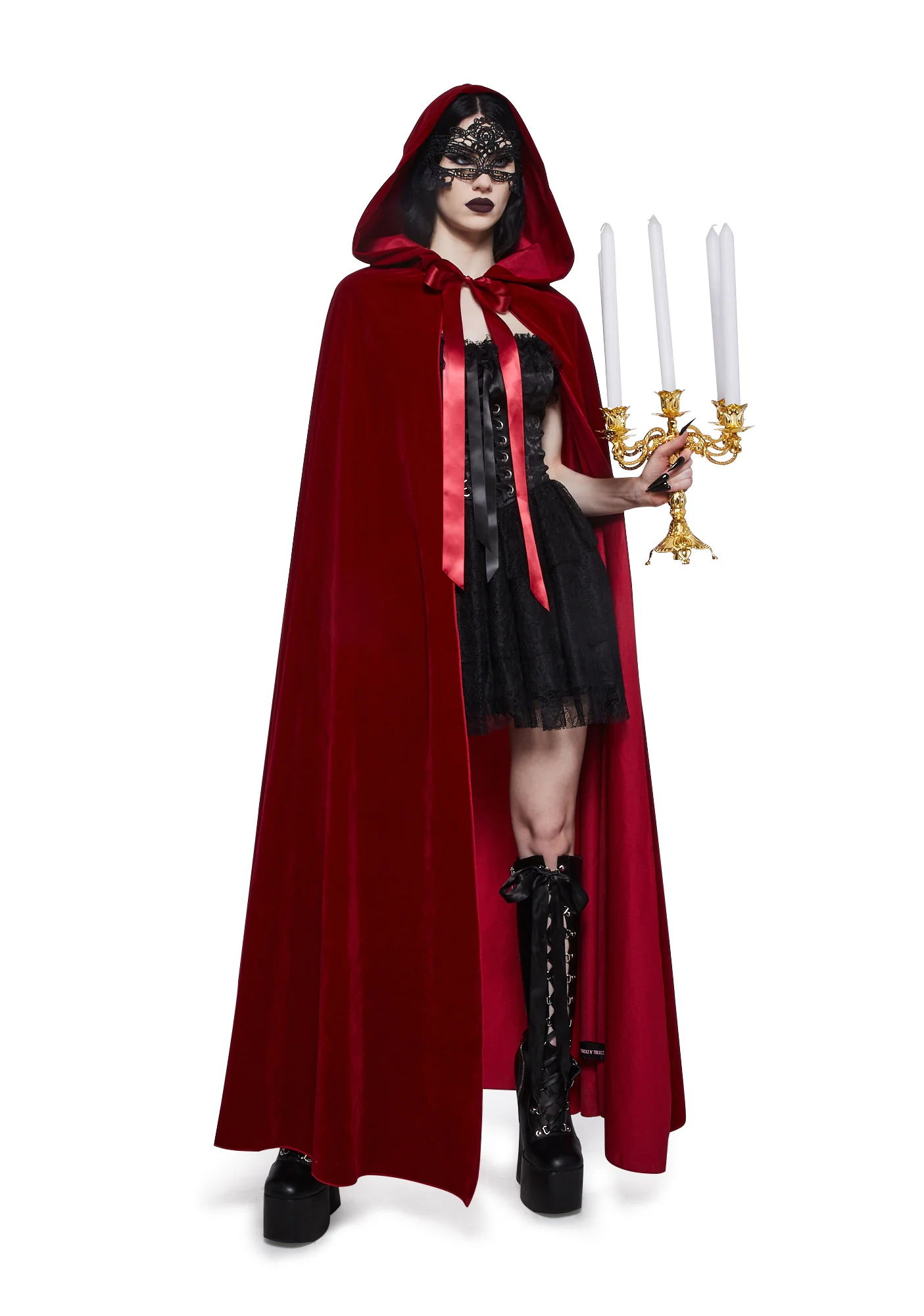 Coven Club Velvet Cape - Image 5