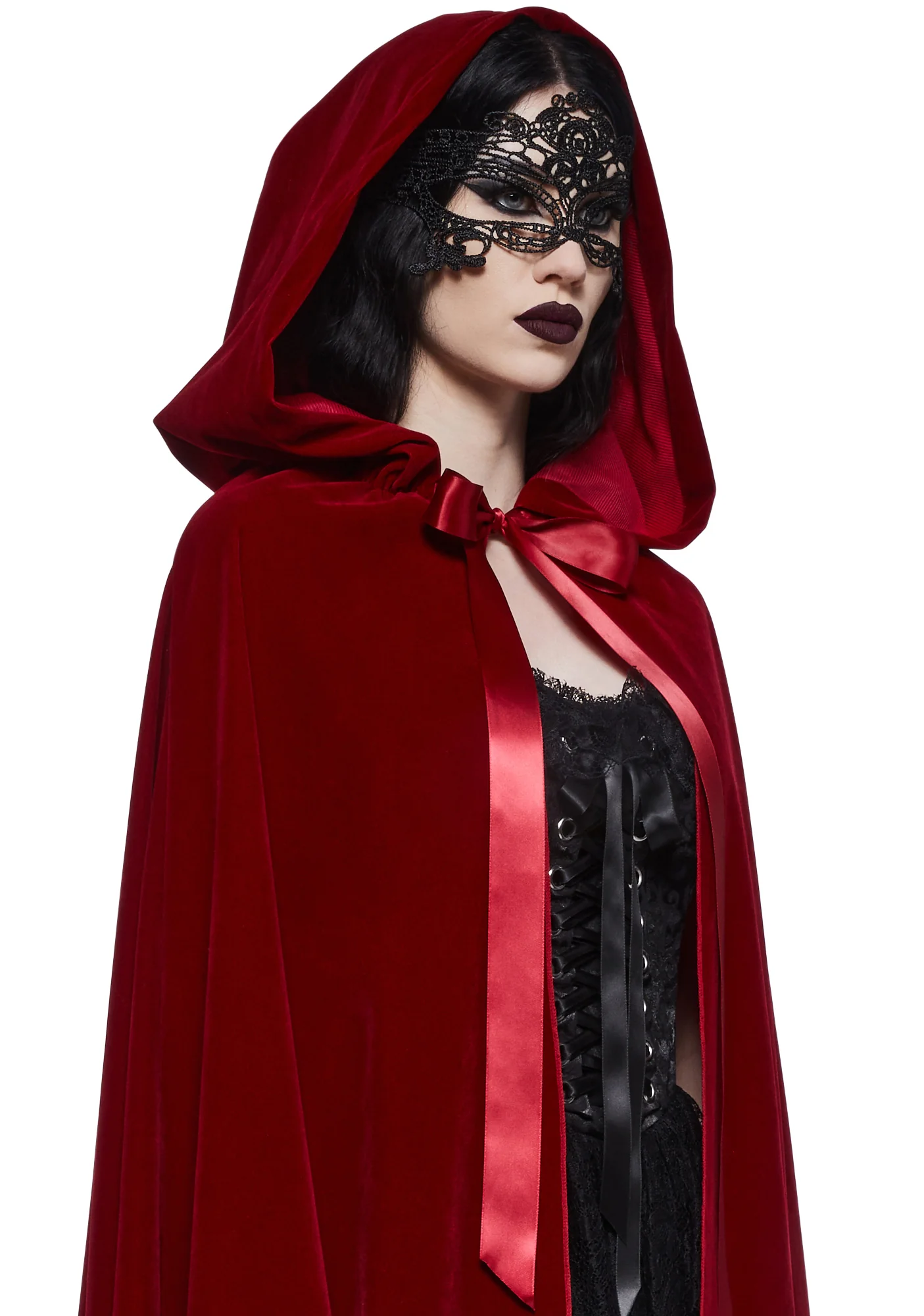 Coven Club Velvet Cape - Image 6