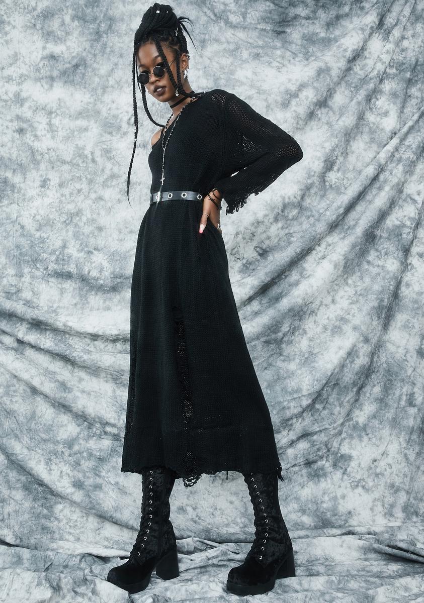 Coven's Calling Sweater Dress - Image 3